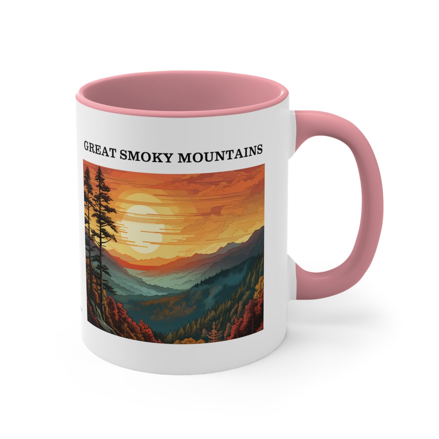 Great Smoky Mountains Accent Coffee Mug, 11oz