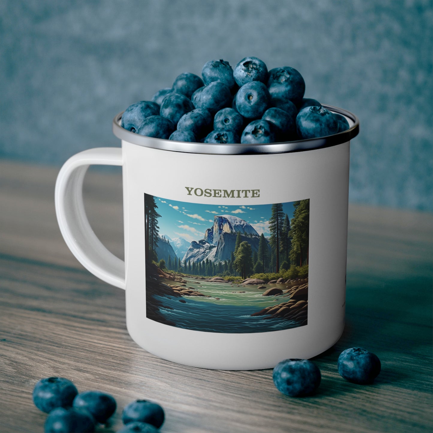 Yosemite Enamel Camping Mug Stainless Bevel