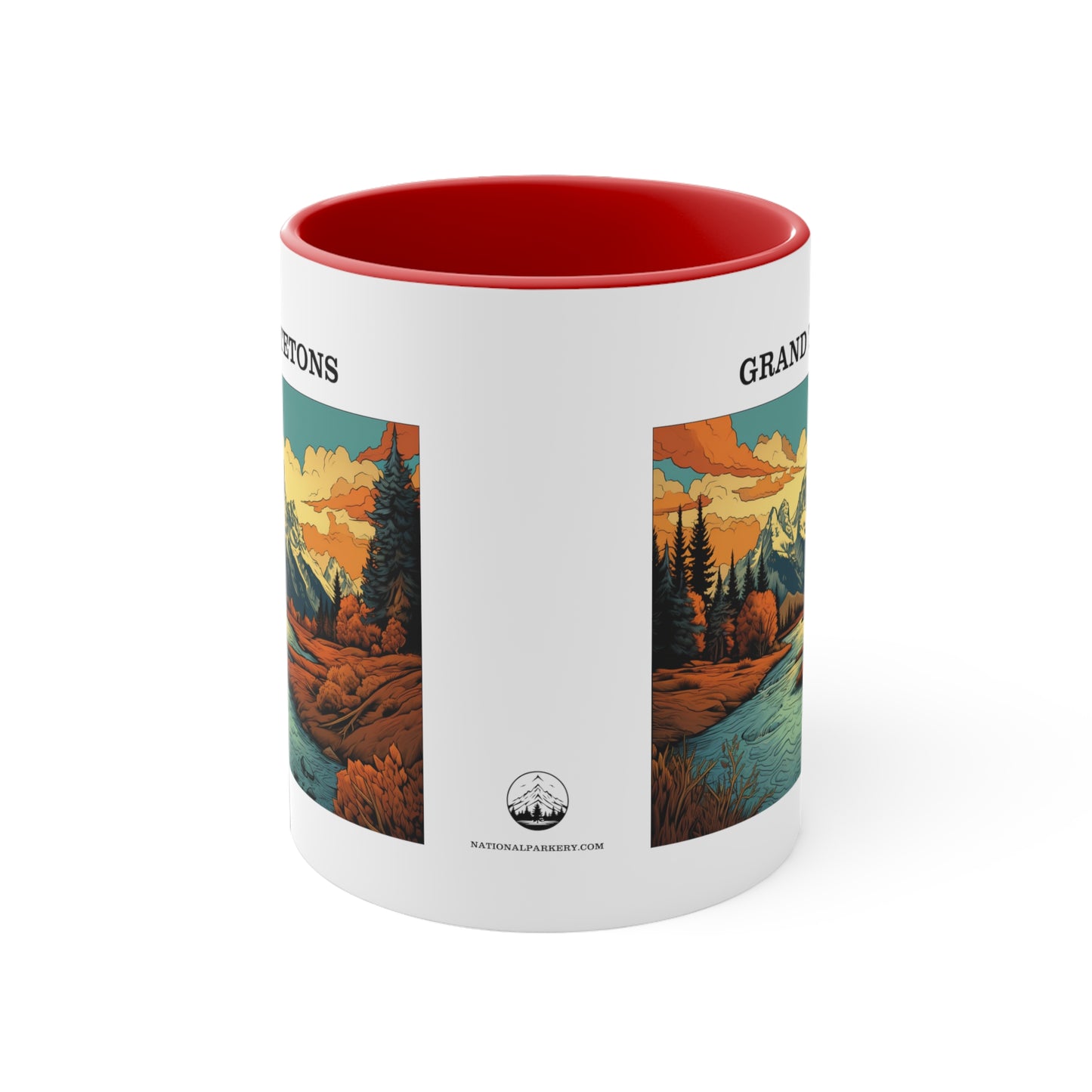 Grand Tetons Accent Coffee Mug, 11oz