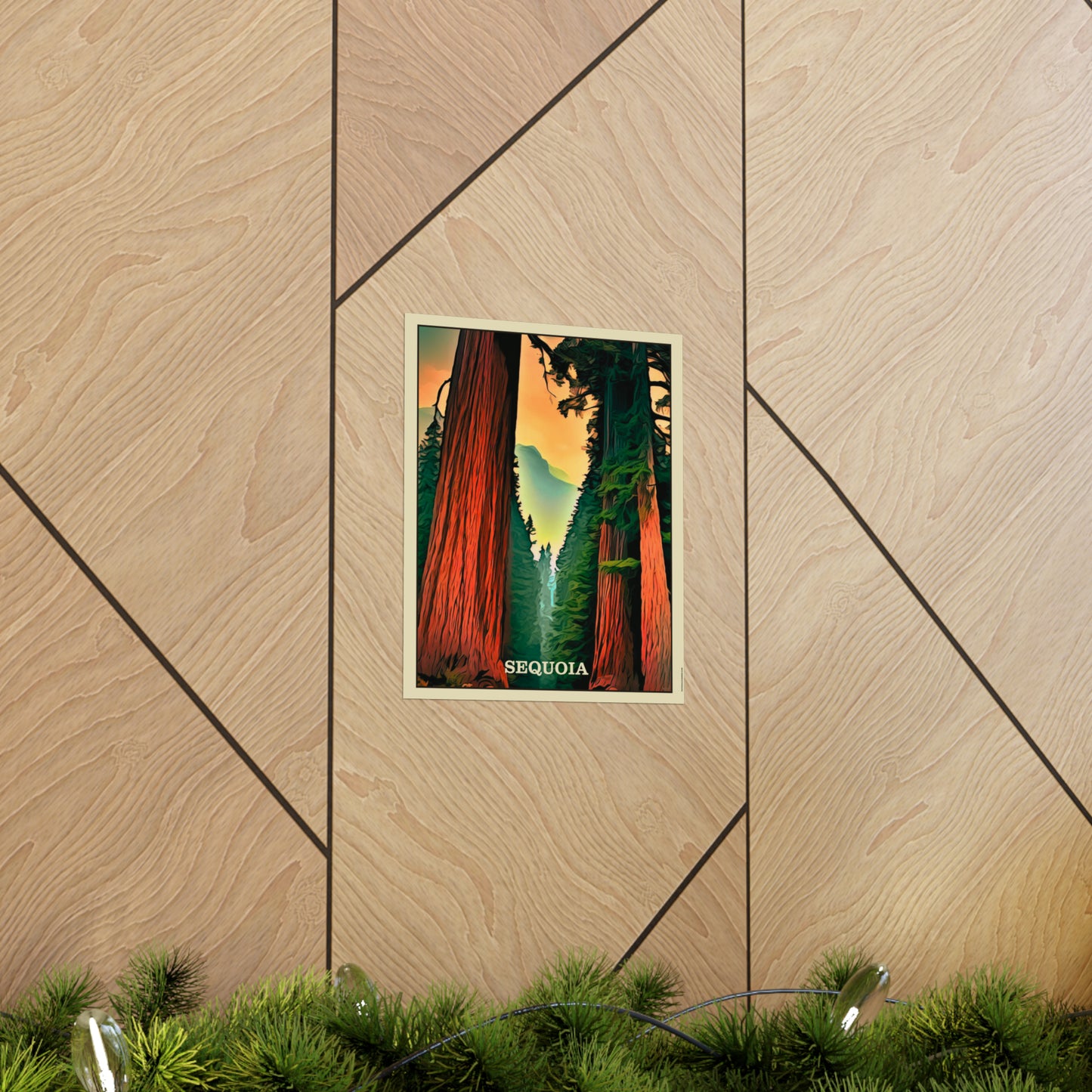 Sequoia Matte Vertical Poster