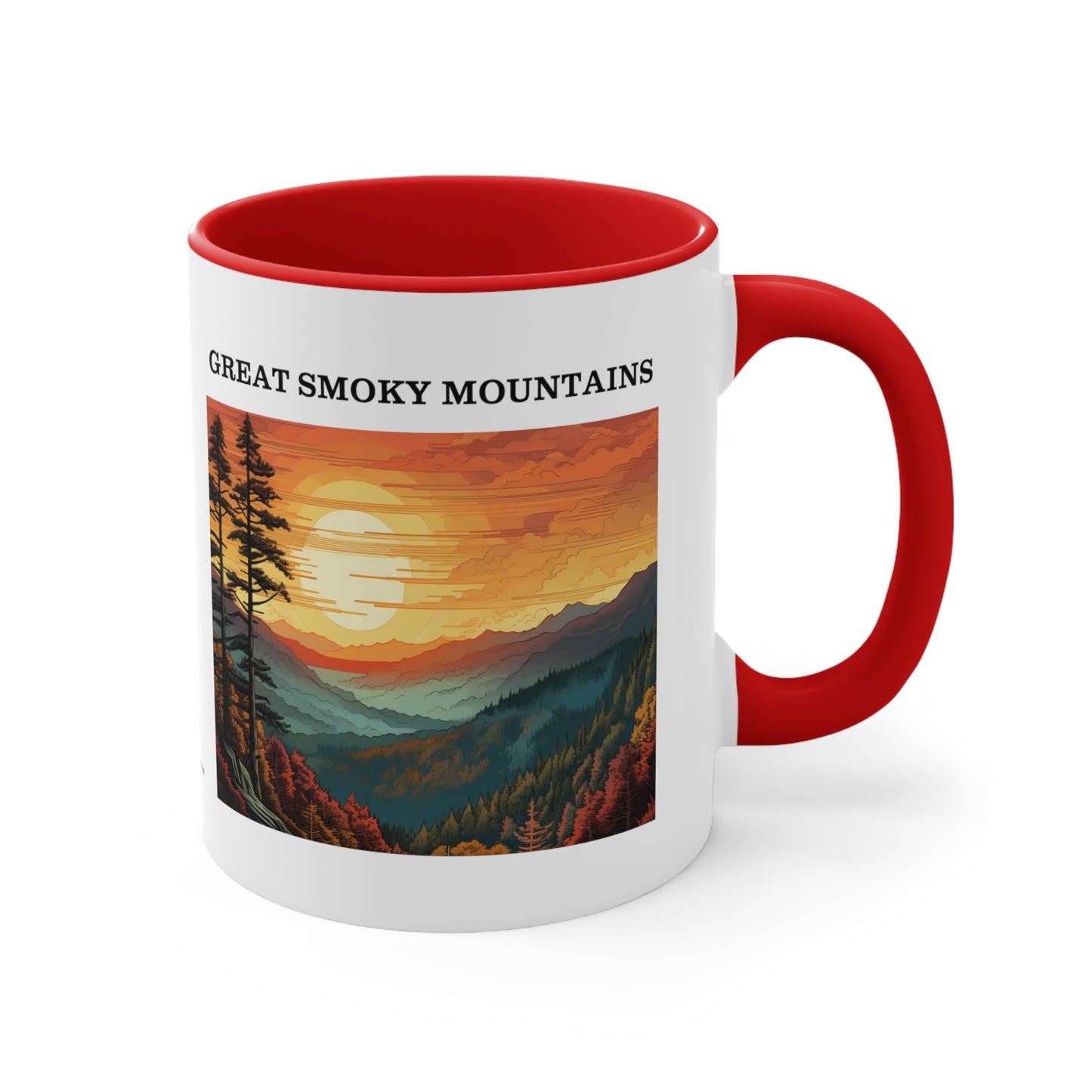 Great Smoky Mountains Accent Coffee Mug, 11oz