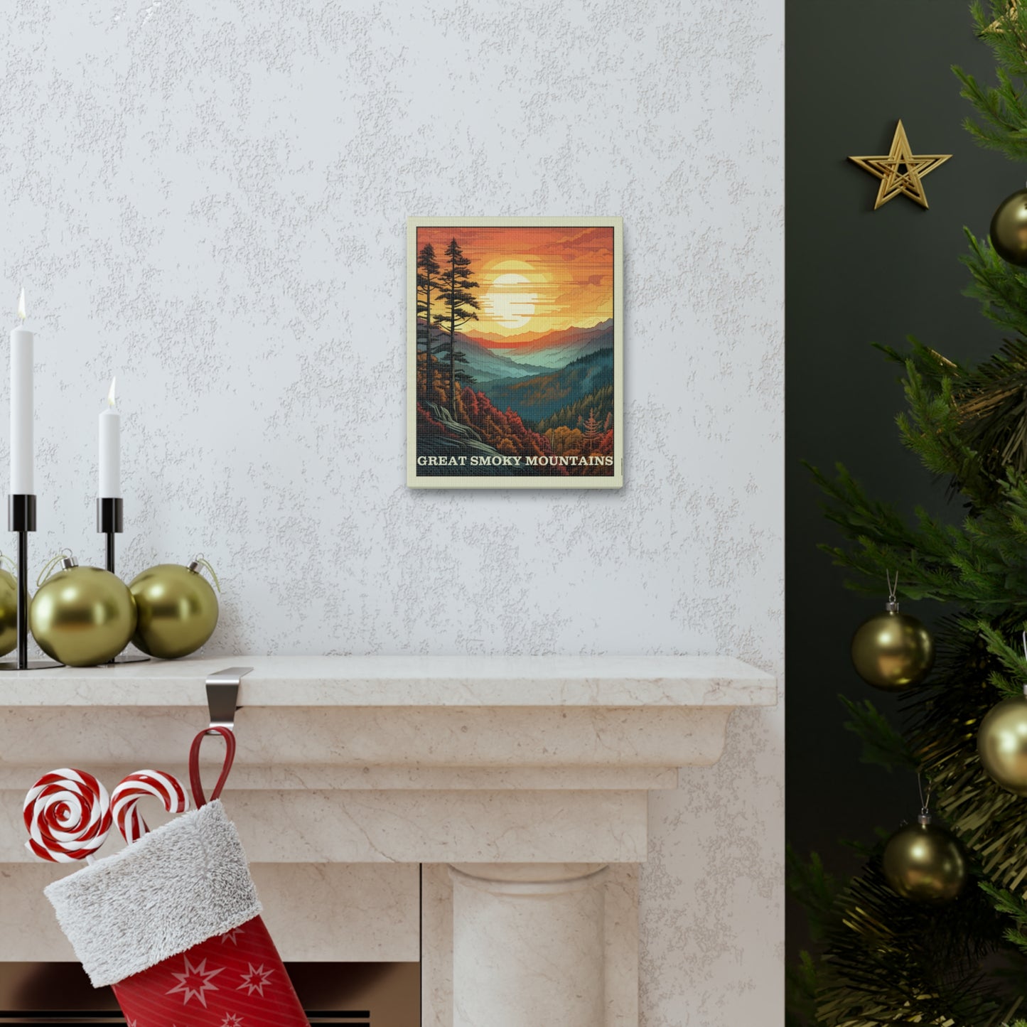Great Smoky Mountains Canvas Gallery Wrap