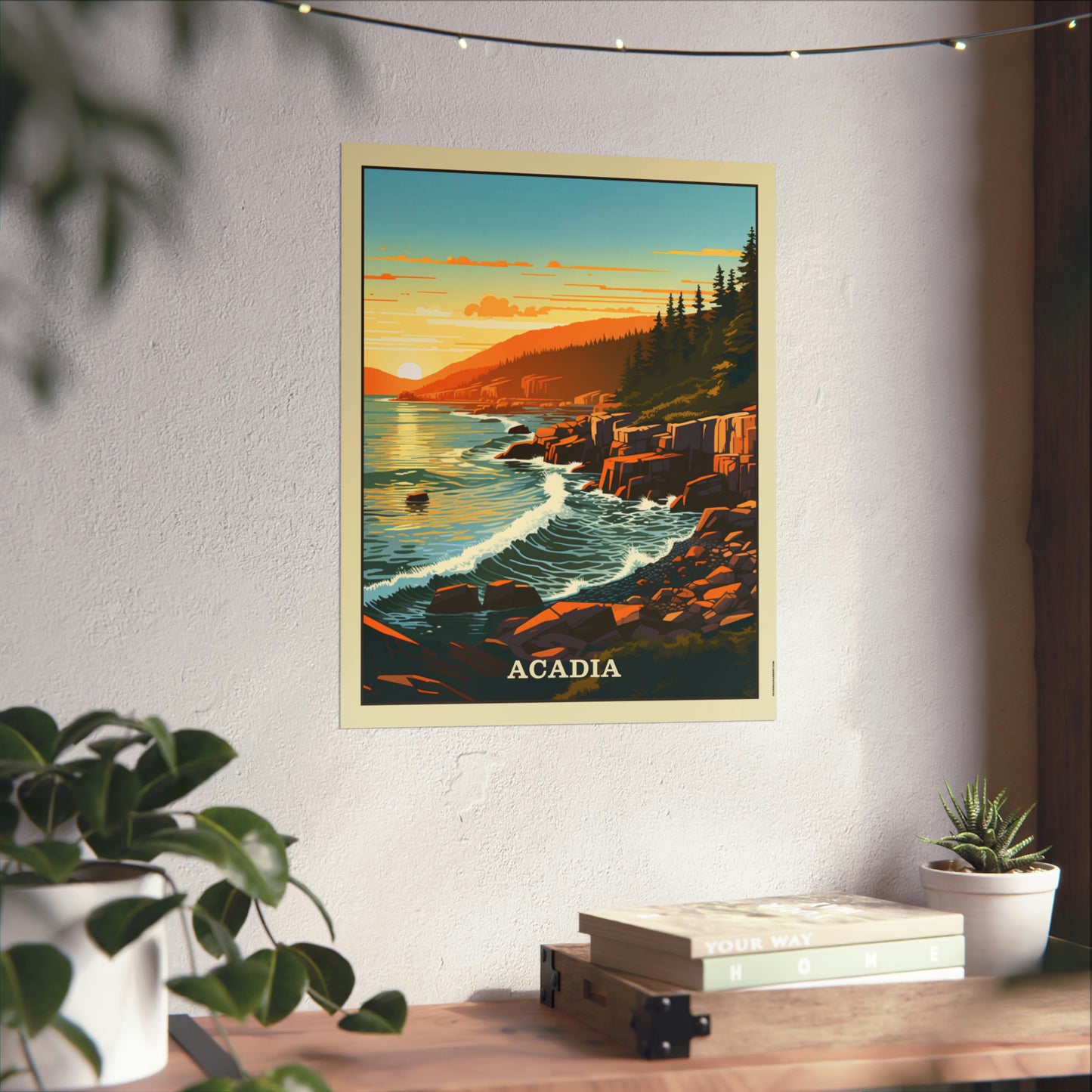 Acadia Matte Vertical Poster