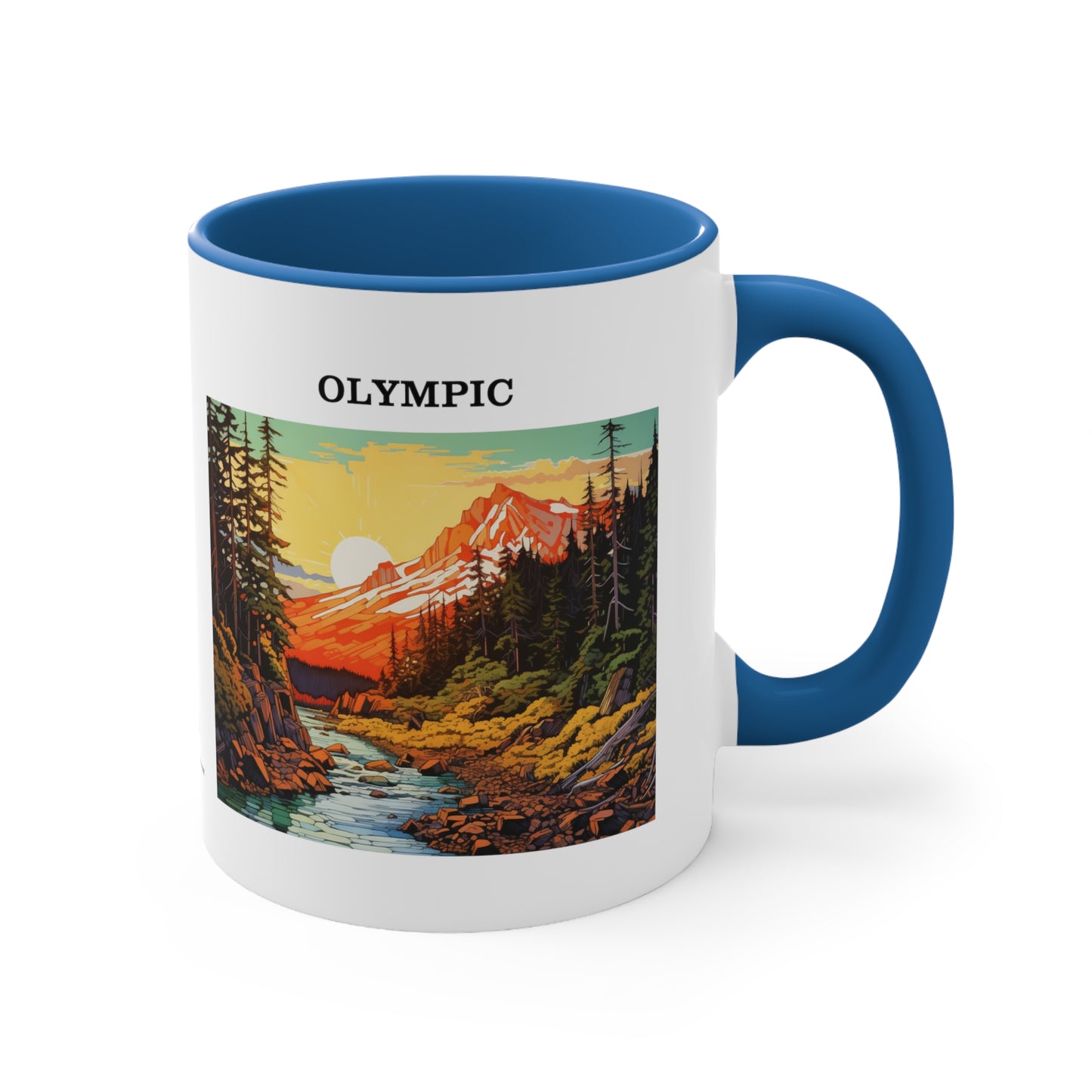 Olympic Accent Coffee Mug, 11oz