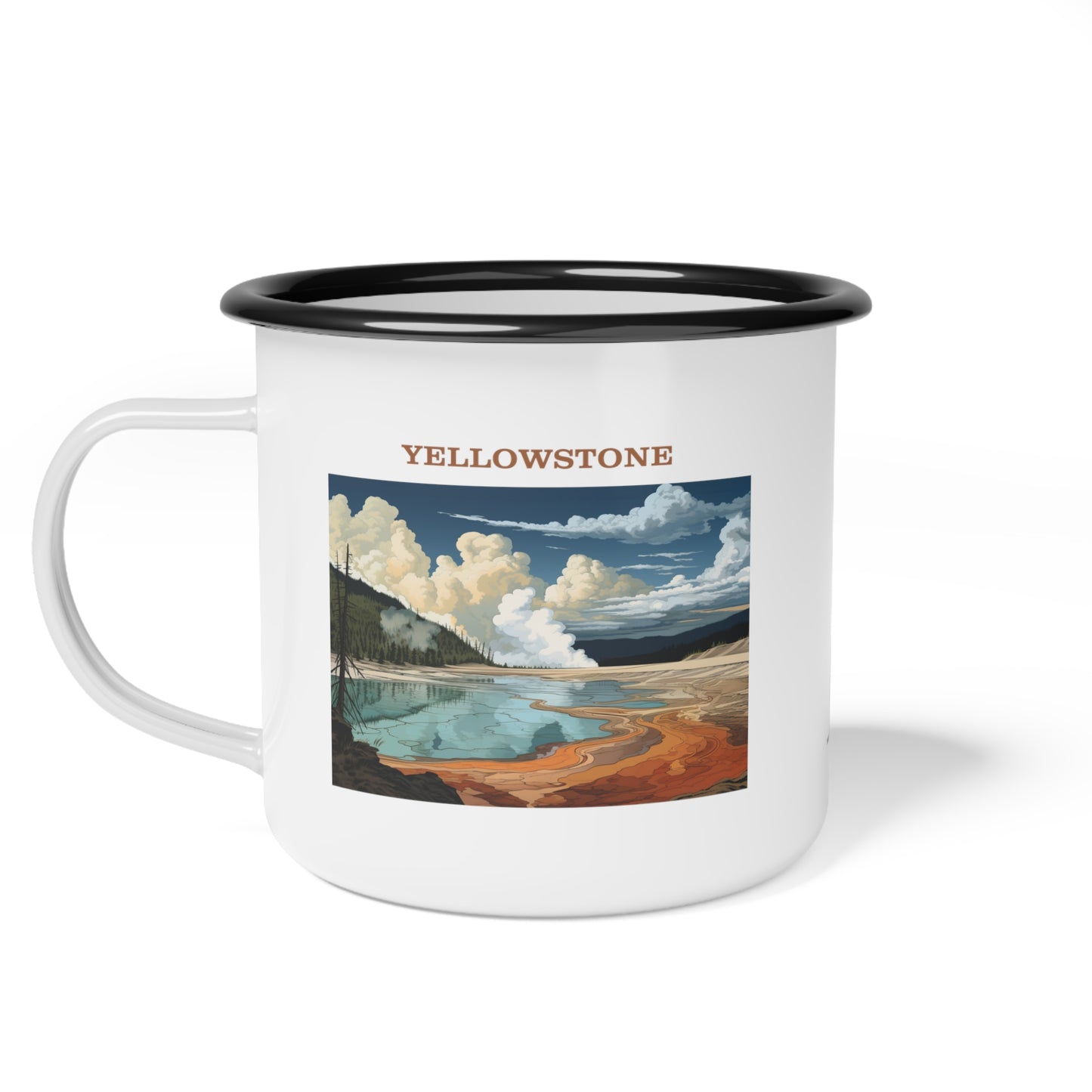 Yellowstone Enamel Camp Cup
