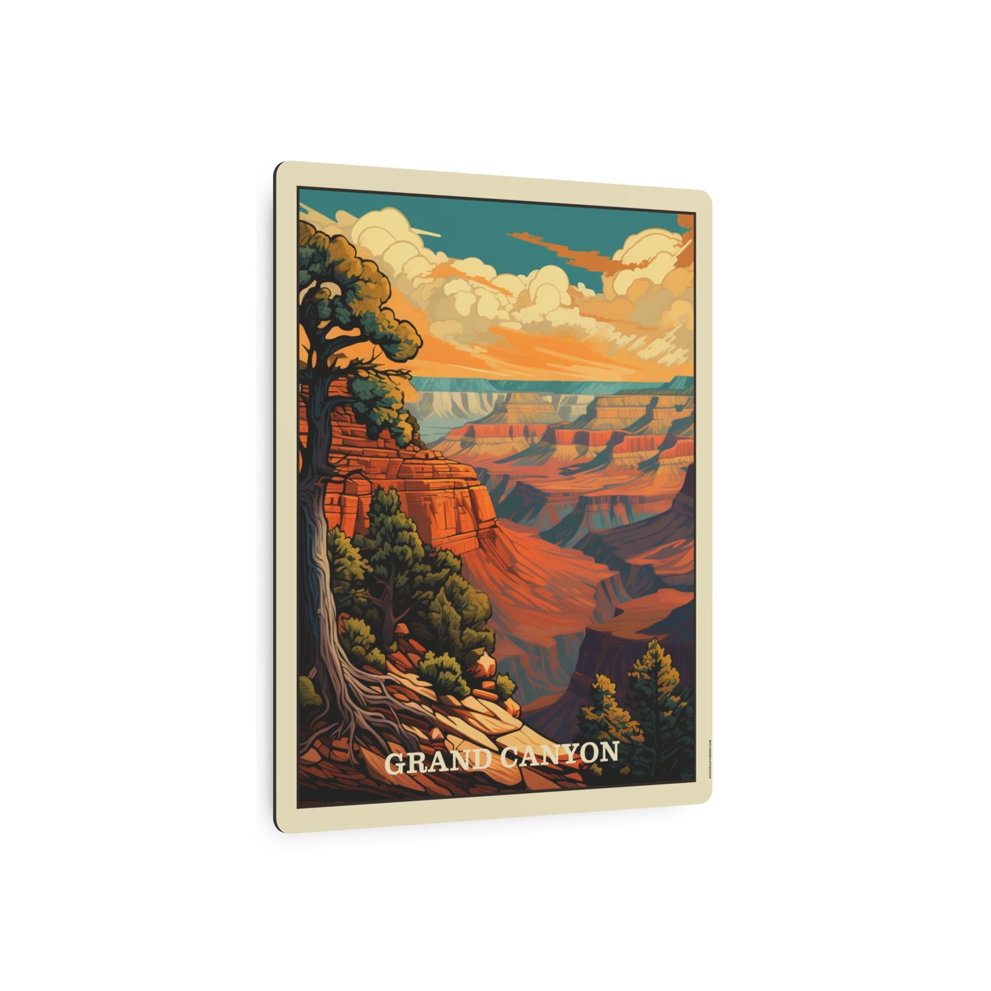 Grand Canyon II Metal Art Sign