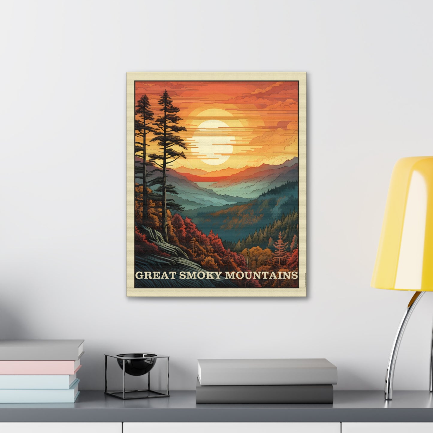Great Smoky Mountains Canvas Gallery Wrap