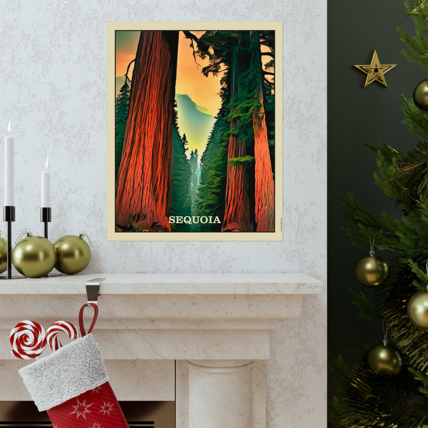Sequoia Matte Vertical Poster