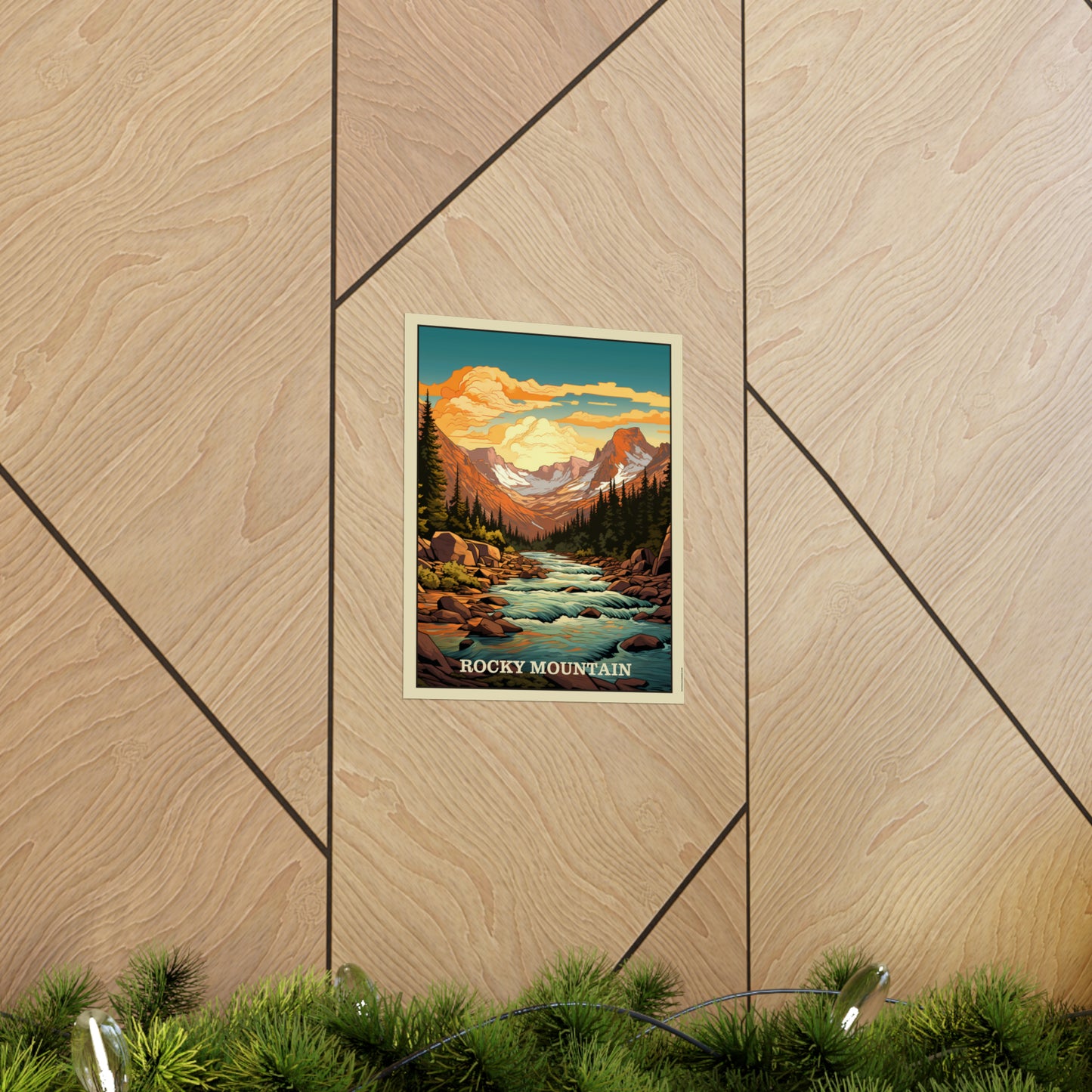 Rocky Mountain Matte Vertical Poster