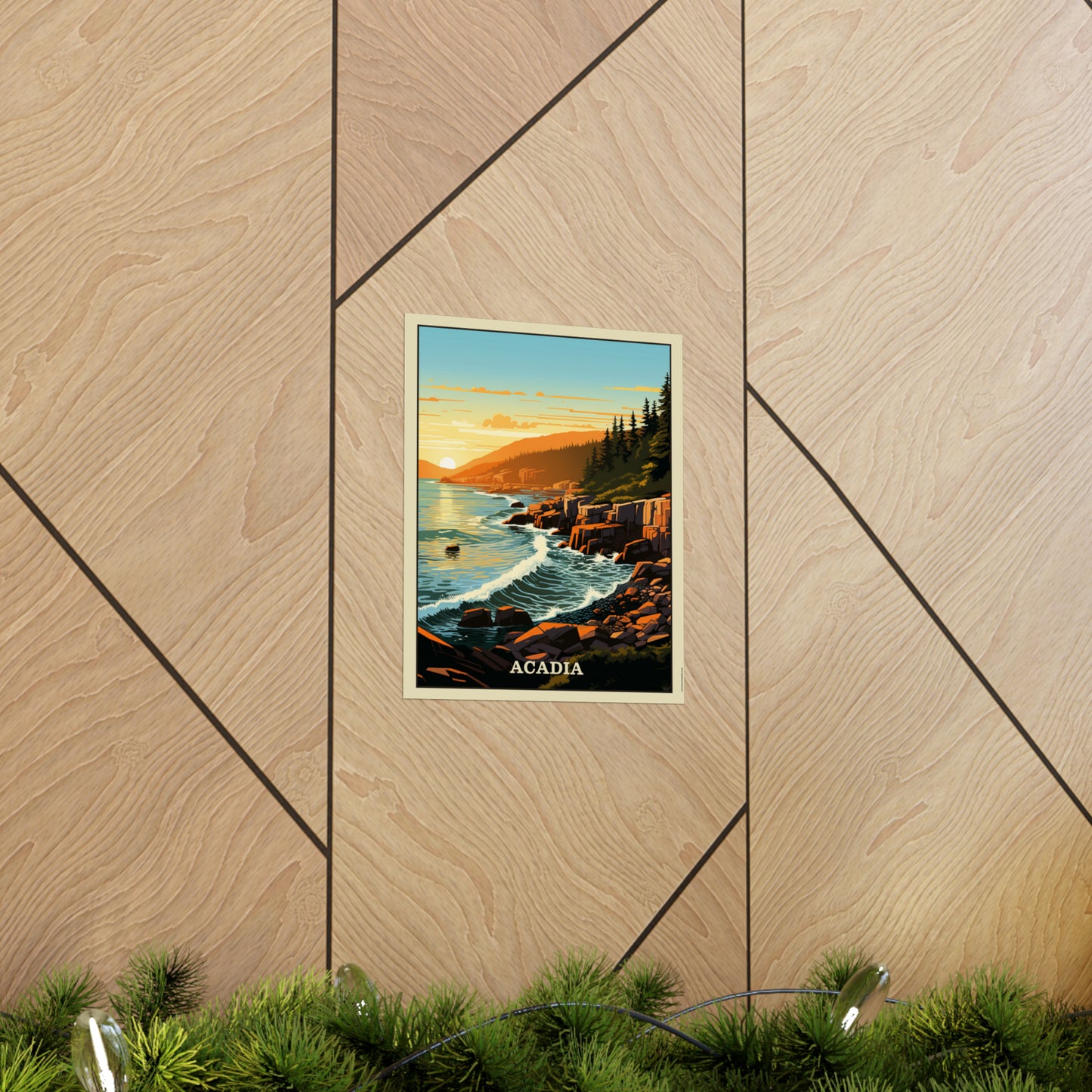 Acadia Matte Vertical Poster