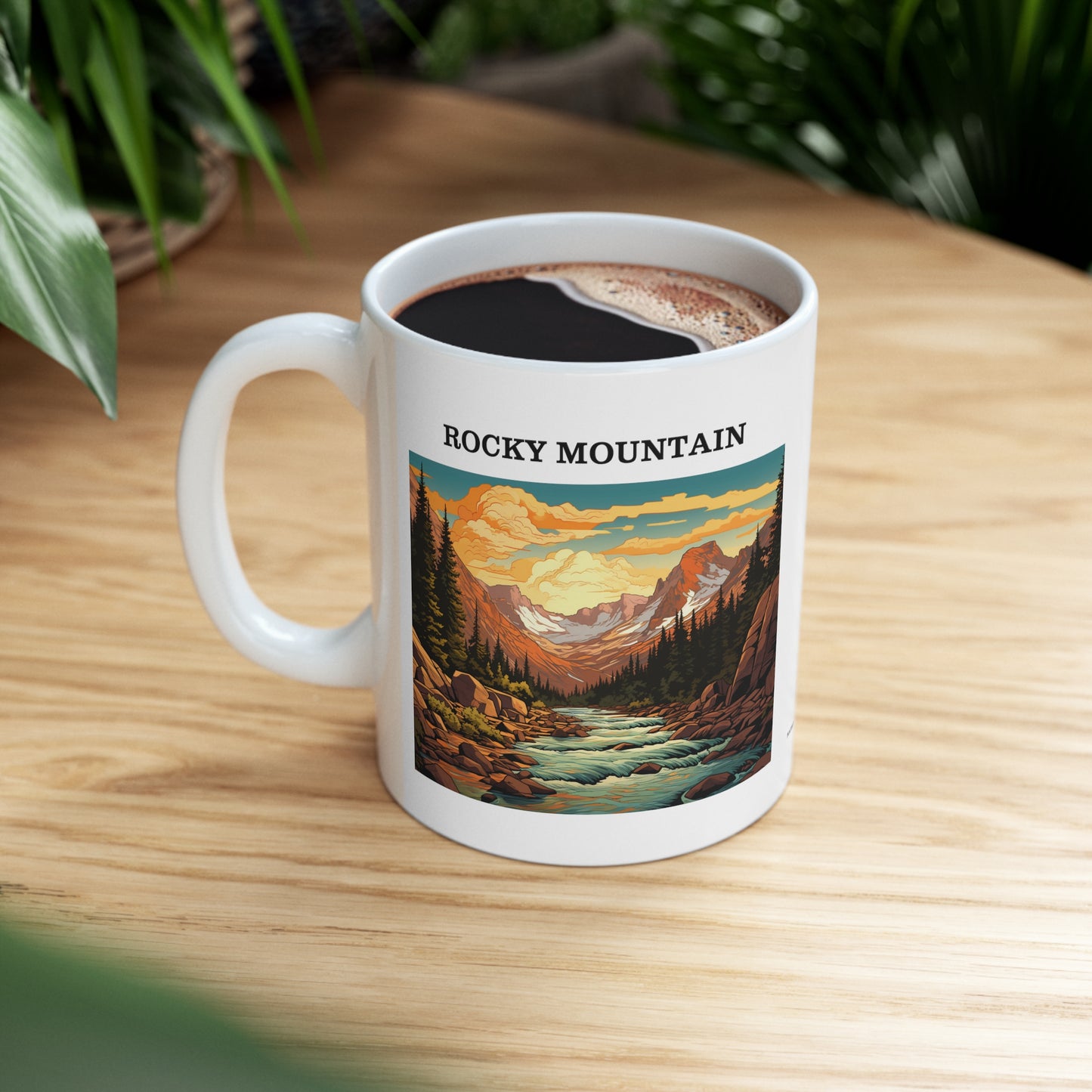 Rocky Mountain Ceramic Mug 11oz
