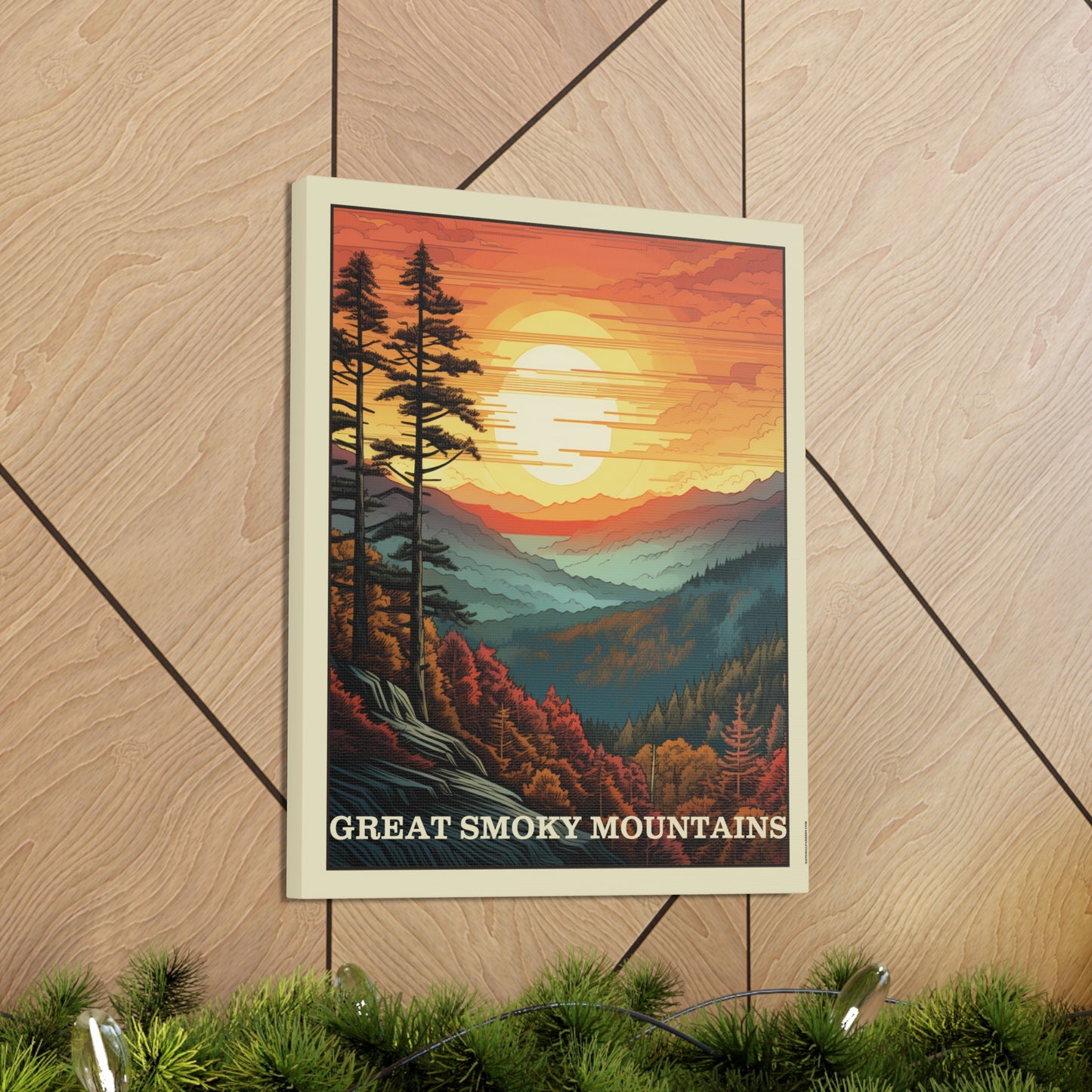Great Smoky Mountains Canvas Gallery Wrap