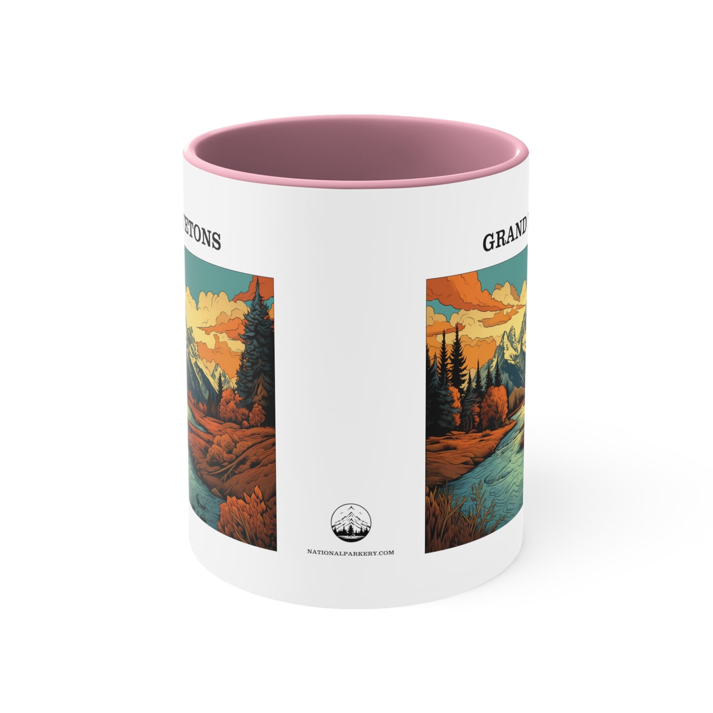 Grand Tetons Accent Coffee Mug, 11oz