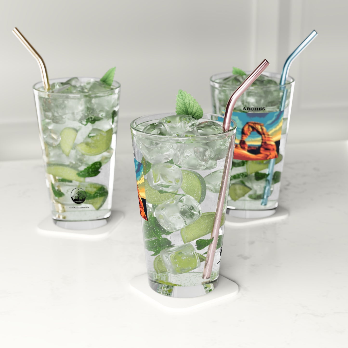 Arches Pint Glass, 16oz