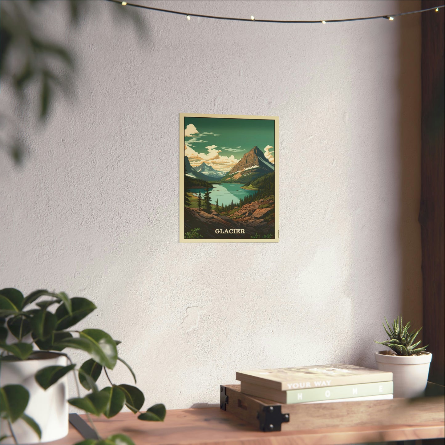 Glacier Matte Vertical Poster