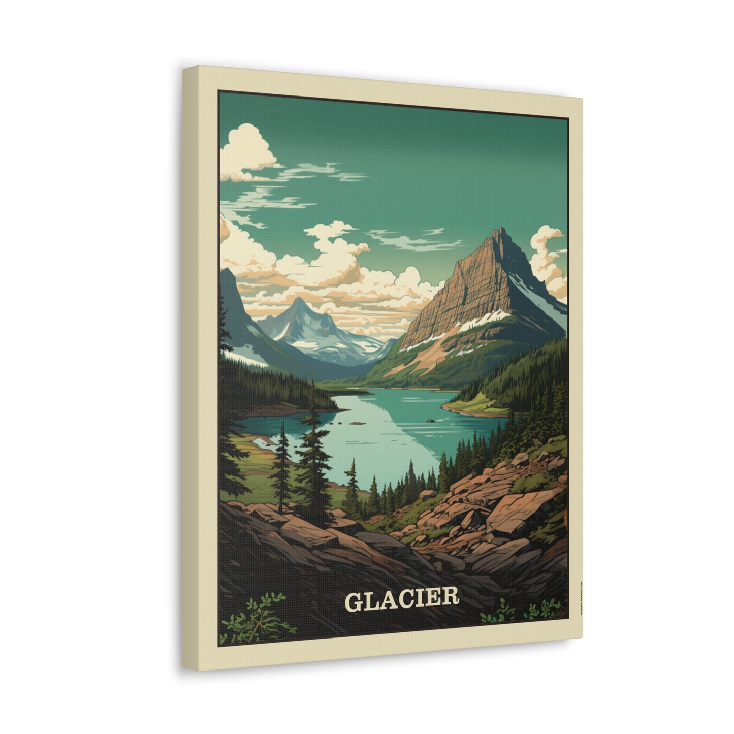 Glacier Canvas Gallery Wrap