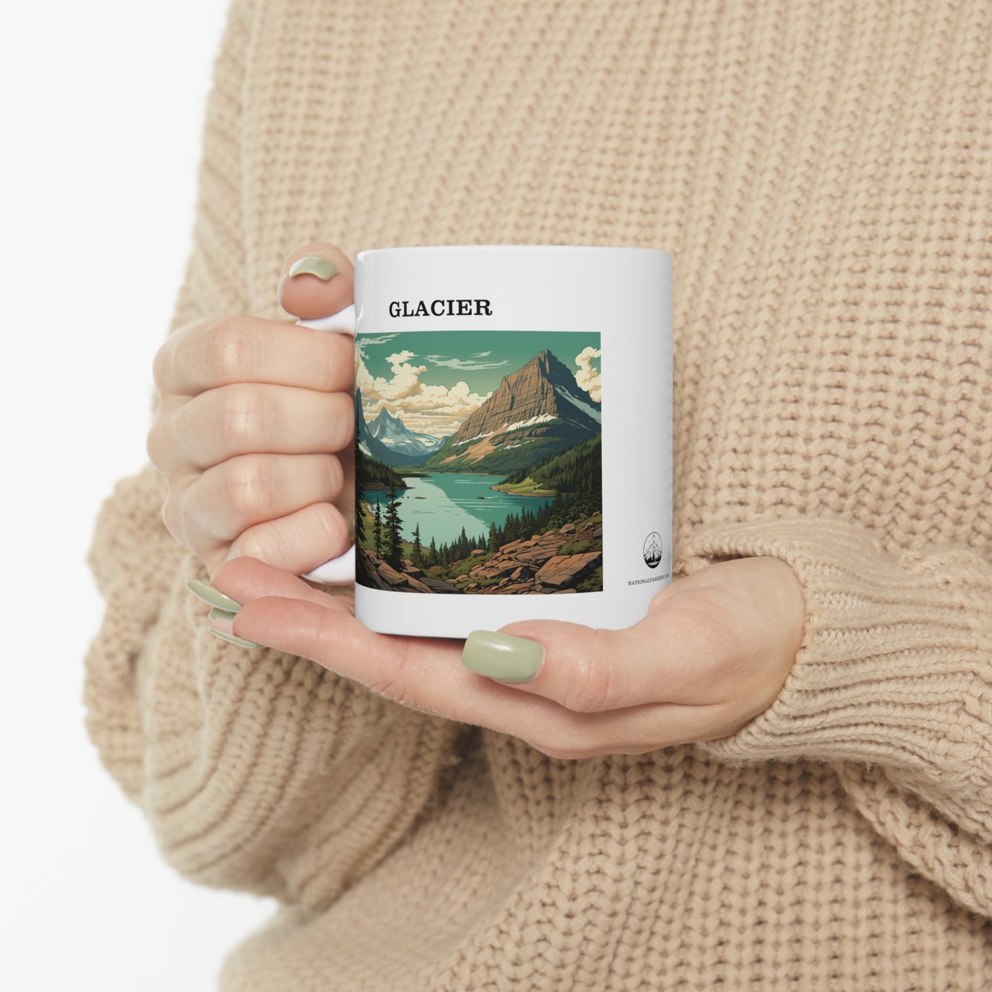 Glacier Ceramic Mug 11oz