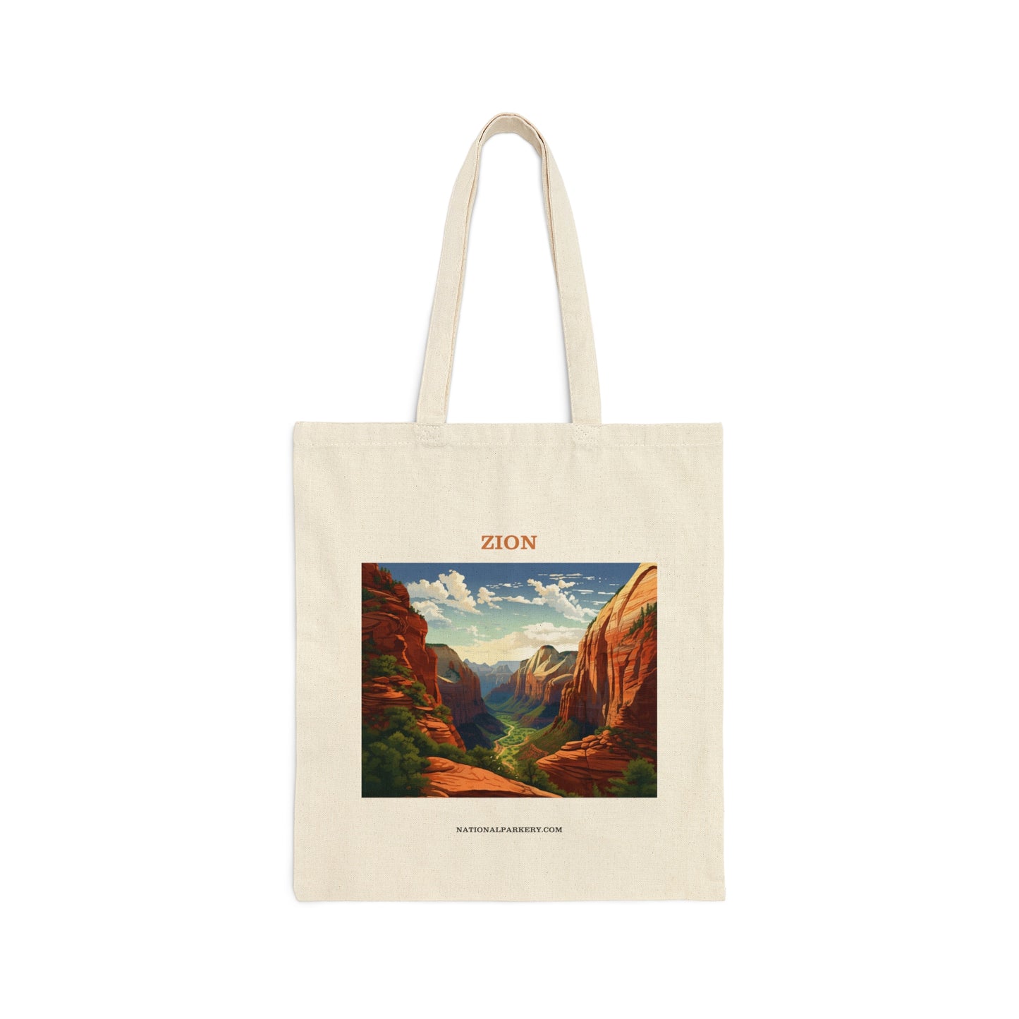 Zion Cotton Canvas Tote Bag