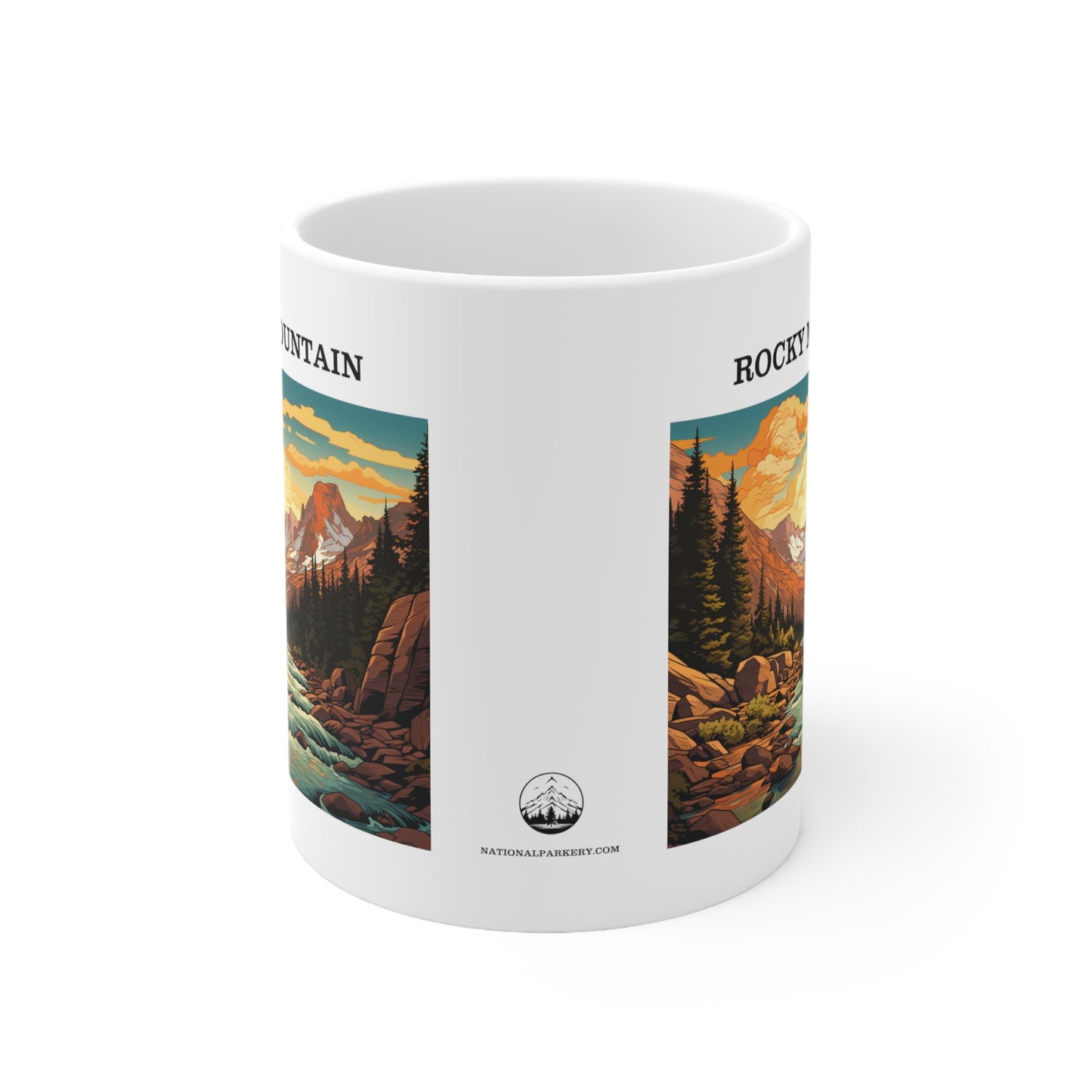 Rocky Mountain Ceramic Mug 11oz