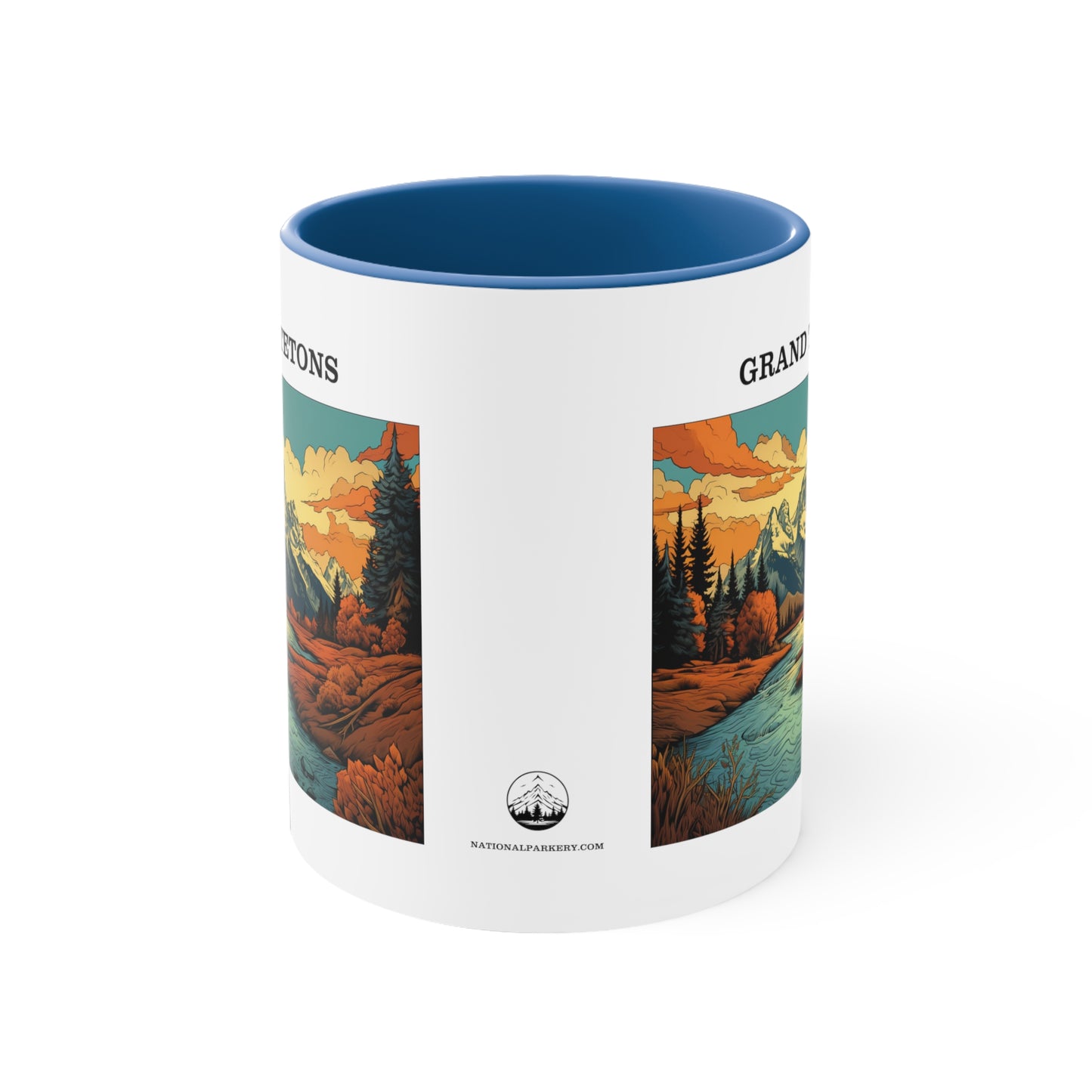 Grand Tetons Accent Coffee Mug, 11oz