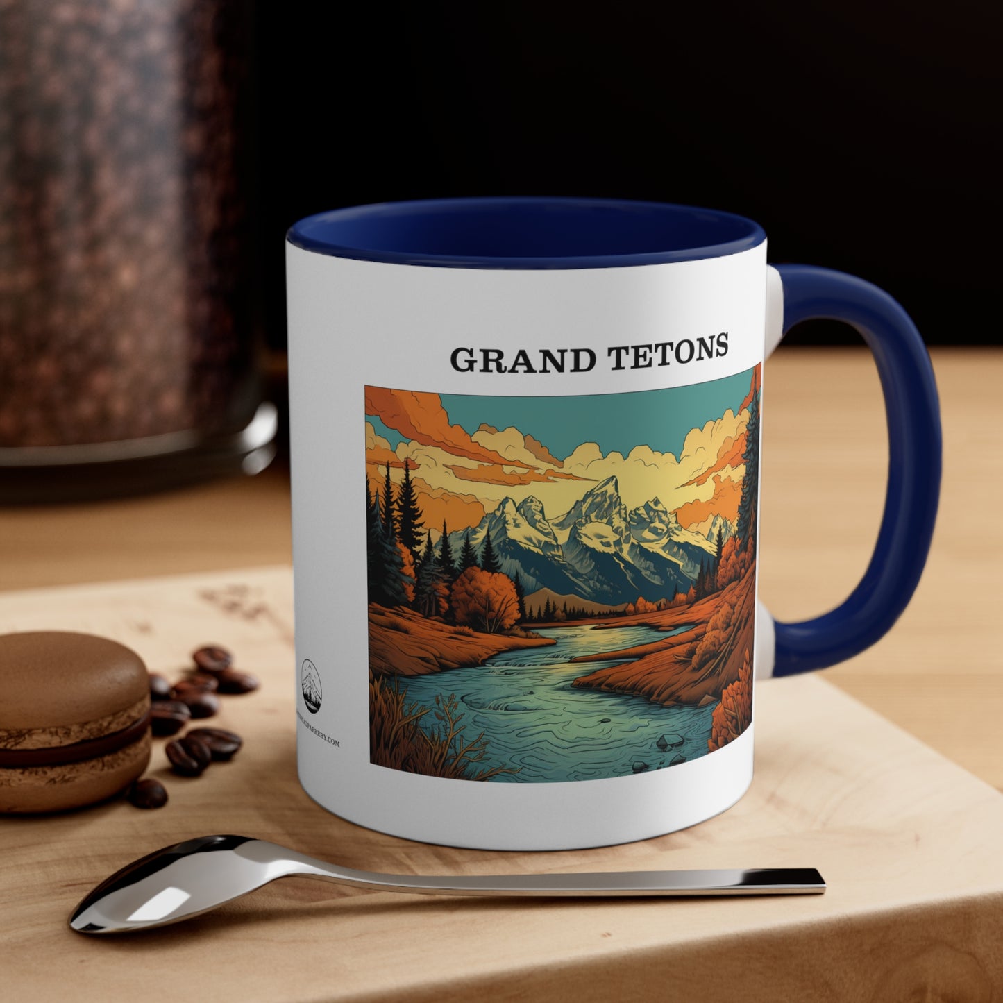 Grand Tetons Accent Coffee Mug, 11oz