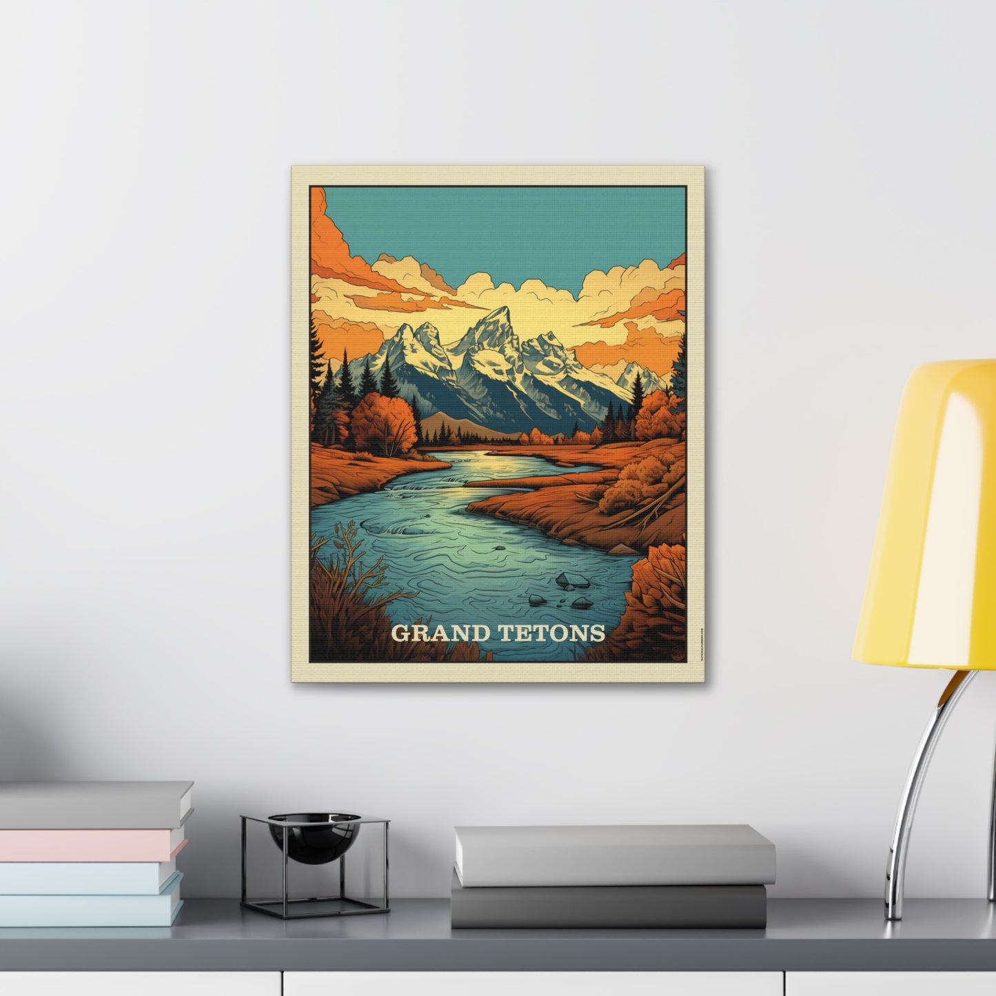 Grand Tetons Canvas Gallery Wrap