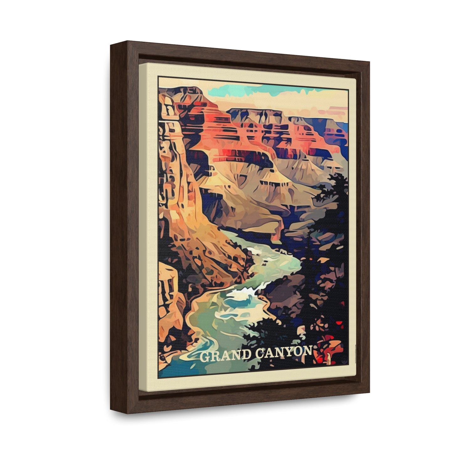 Grand Canyon I Framed Gallery Canvas Wrap
