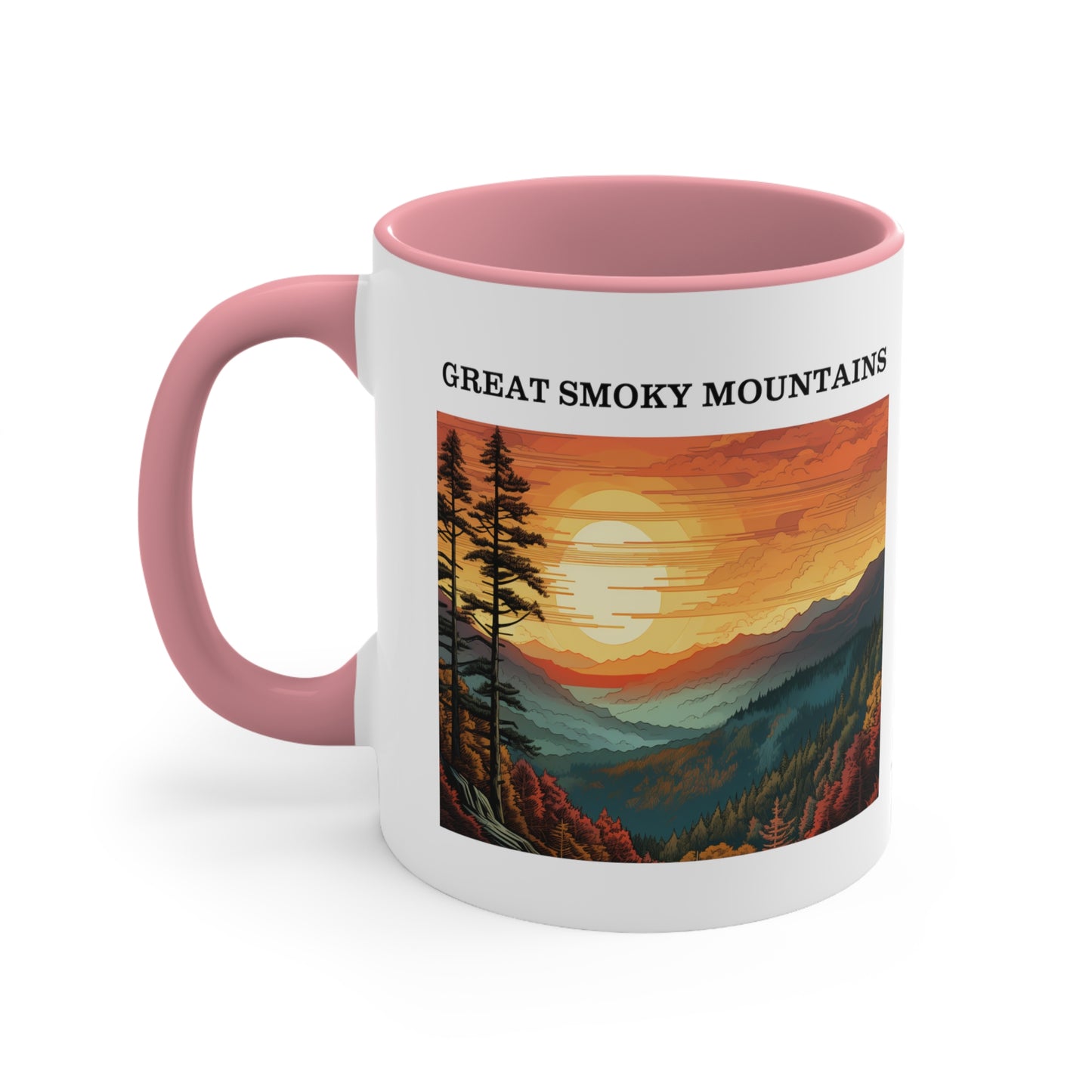 Great Smoky Mountains Accent Coffee Mug, 11oz