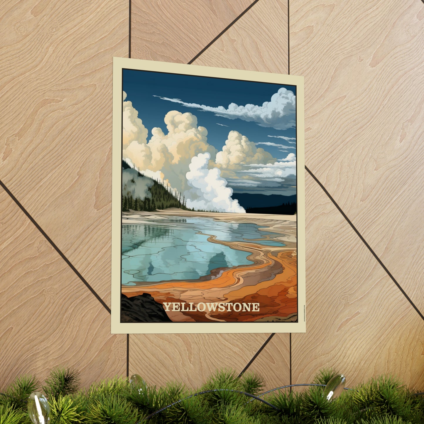 Yellowstone Matte Vertical Poster