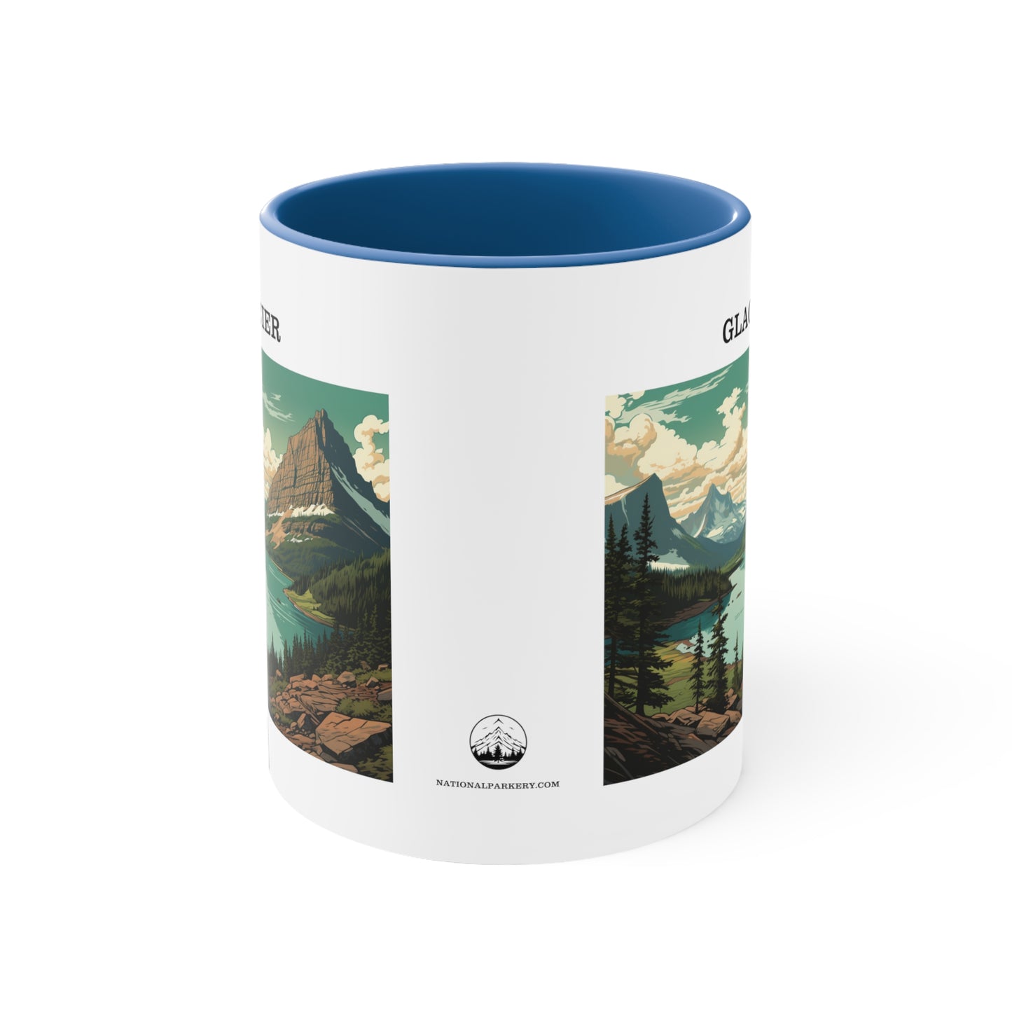 Glacier Accent Coffee Mug, 11oz