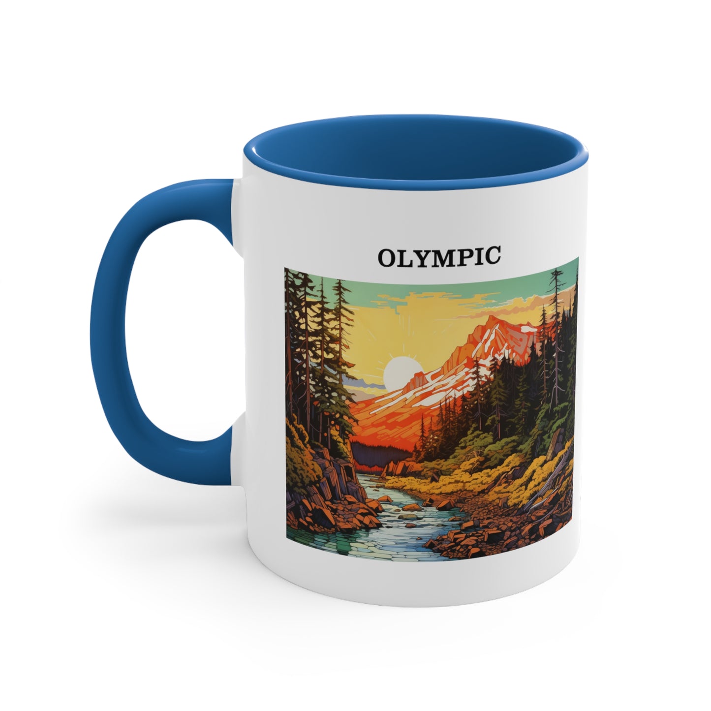 Olympic Accent Coffee Mug, 11oz