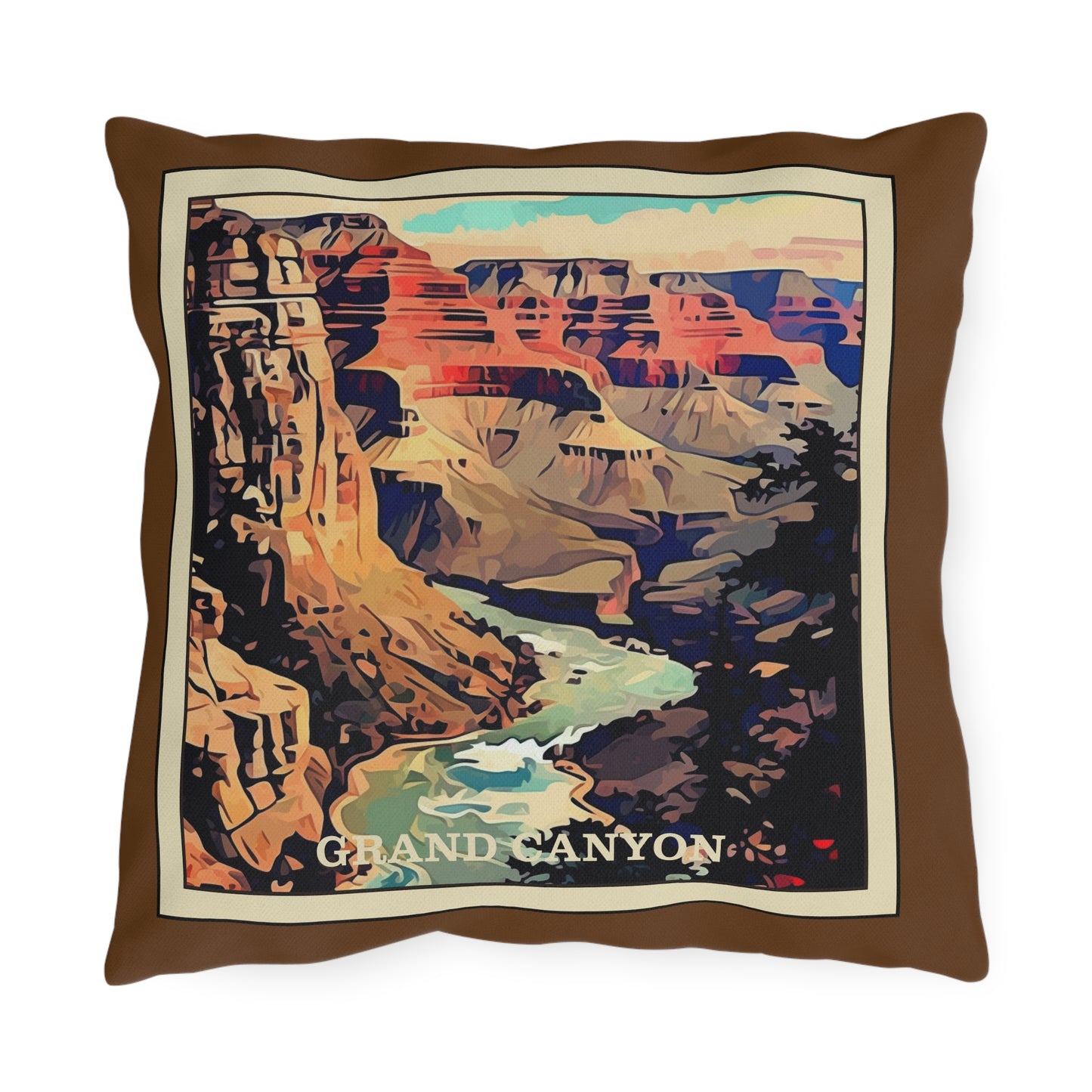 Grand Canyon I Outdoor Pillow