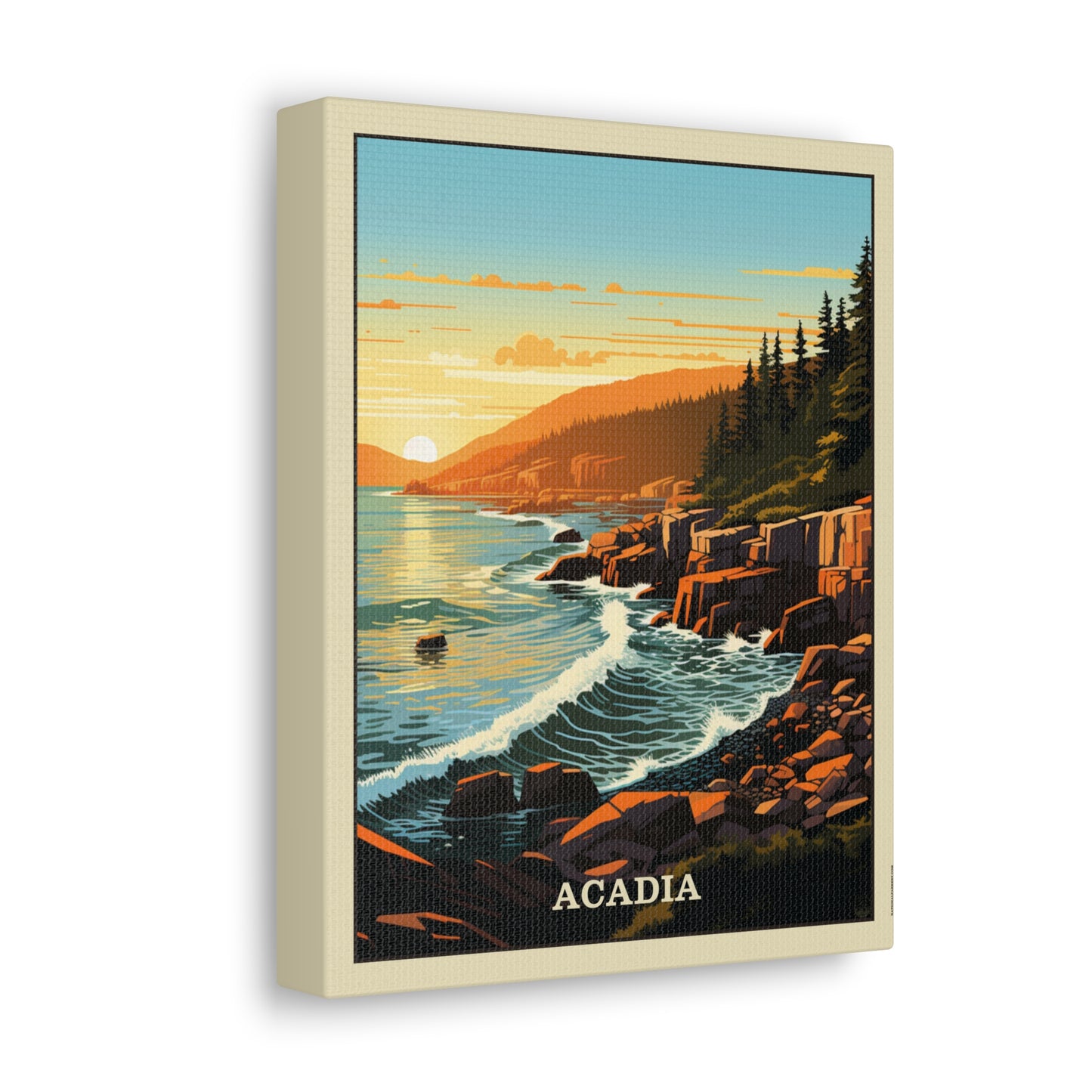 Acadia Canvas Gallery Wrap