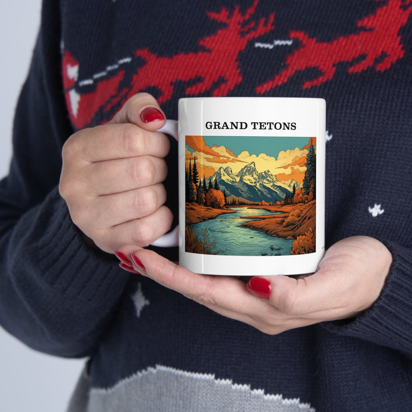 Grand Tetons Ceramic Mug 11oz