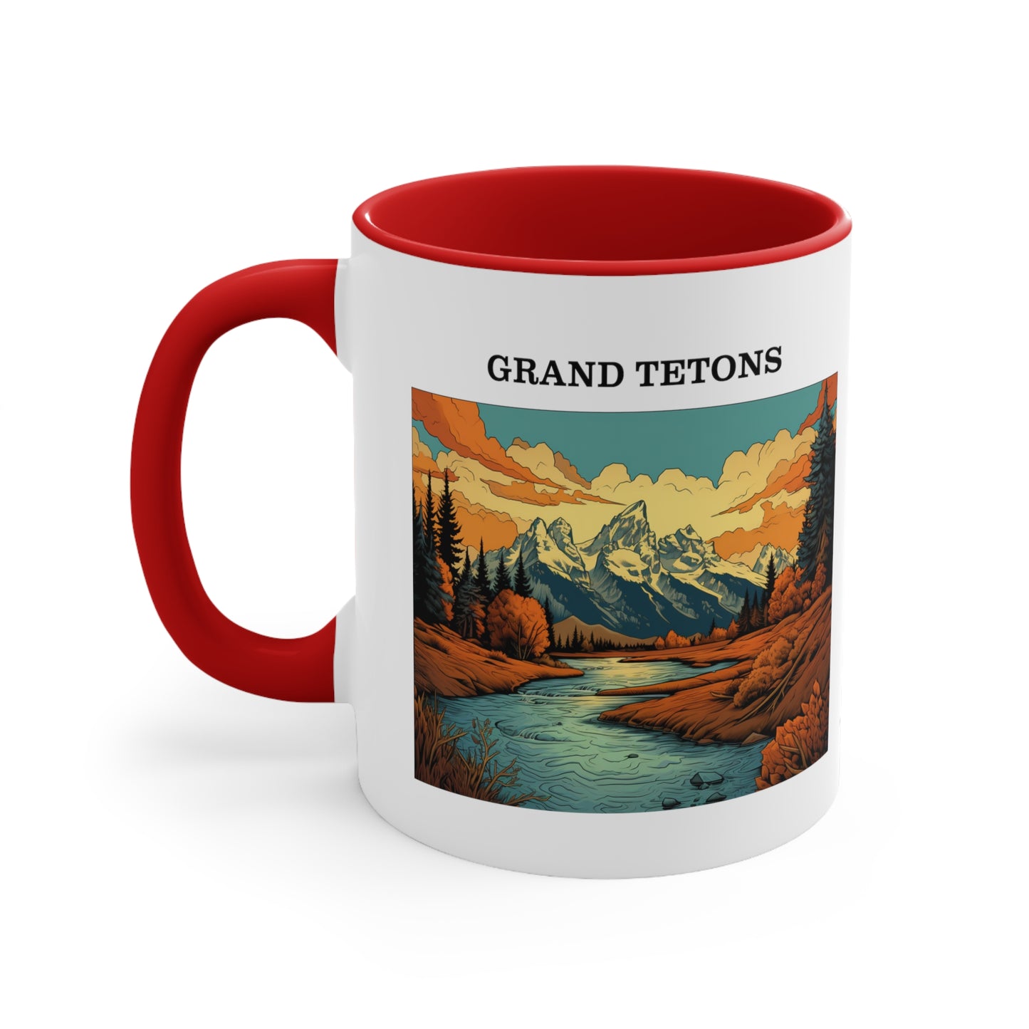 Grand Tetons Accent Coffee Mug, 11oz