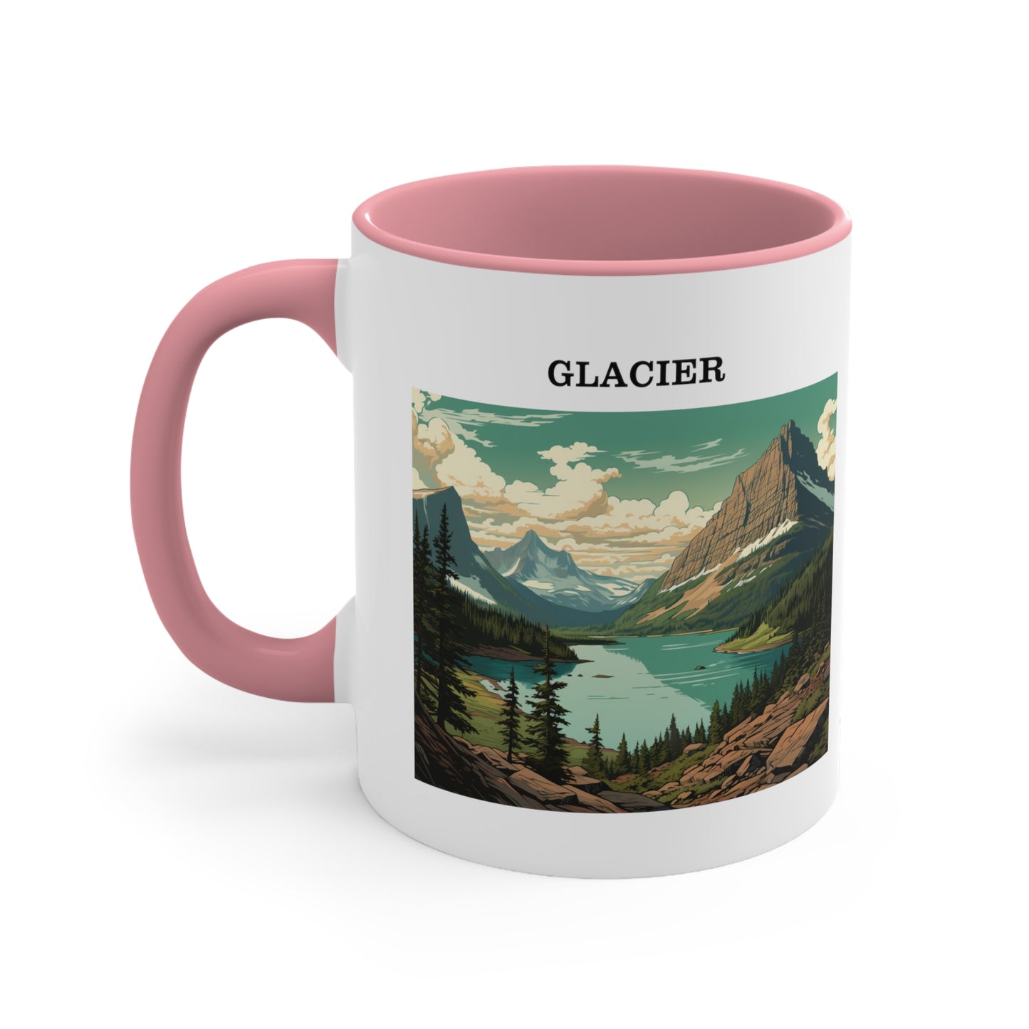 Glacier Accent Coffee Mug, 11oz