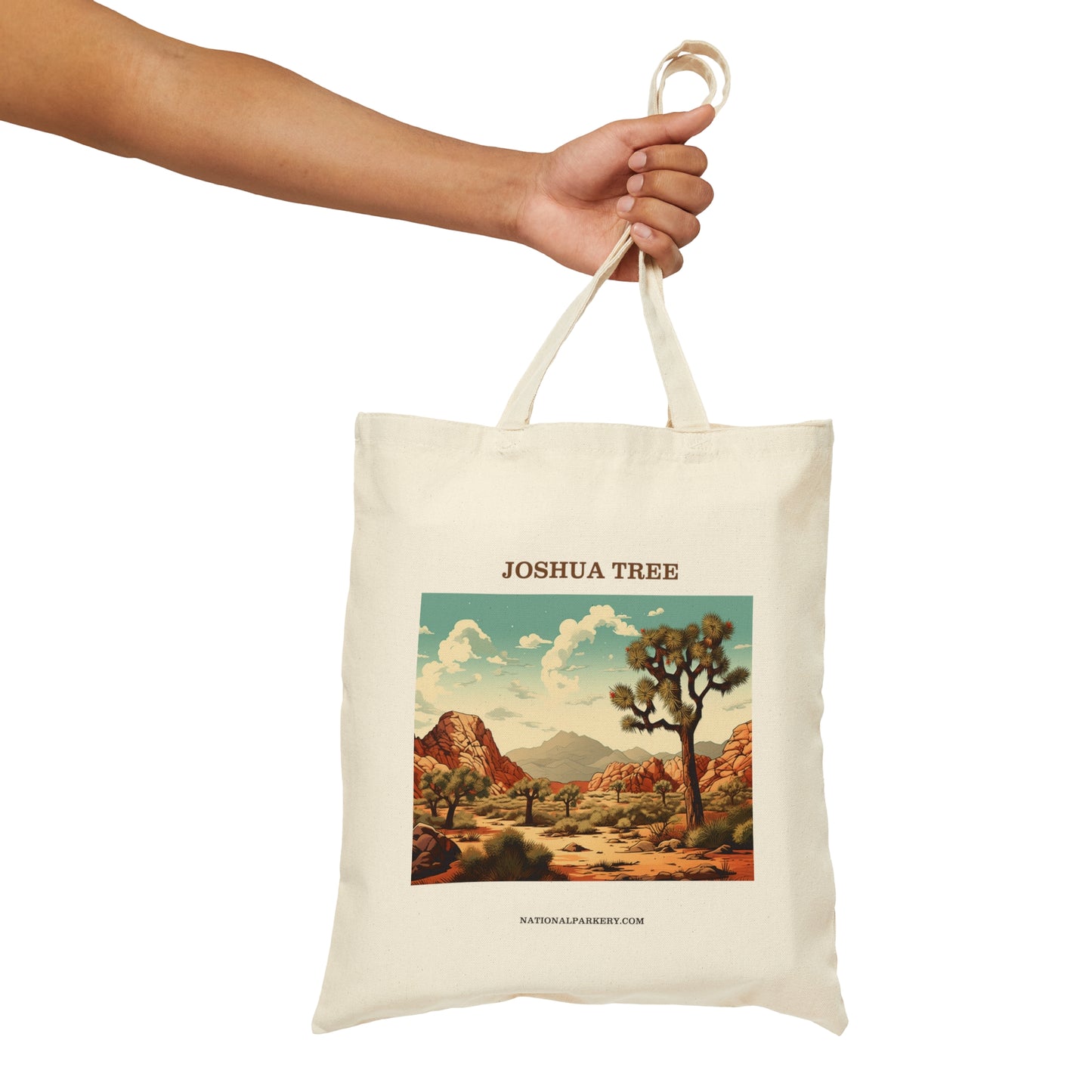 Joshua Tree Cotton Canvas Tote Bag