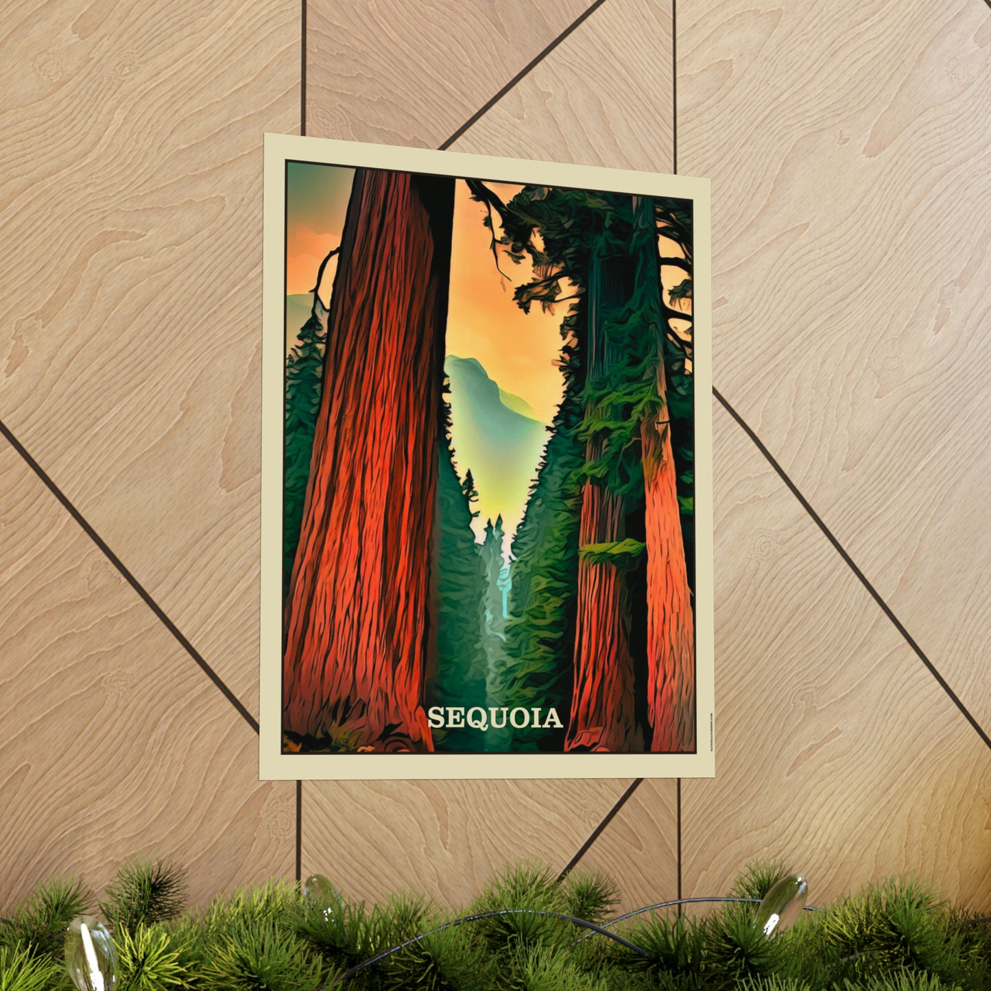 Sequoia Matte Vertical Poster