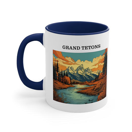 Grand Tetons Accent Coffee Mug, 11oz
