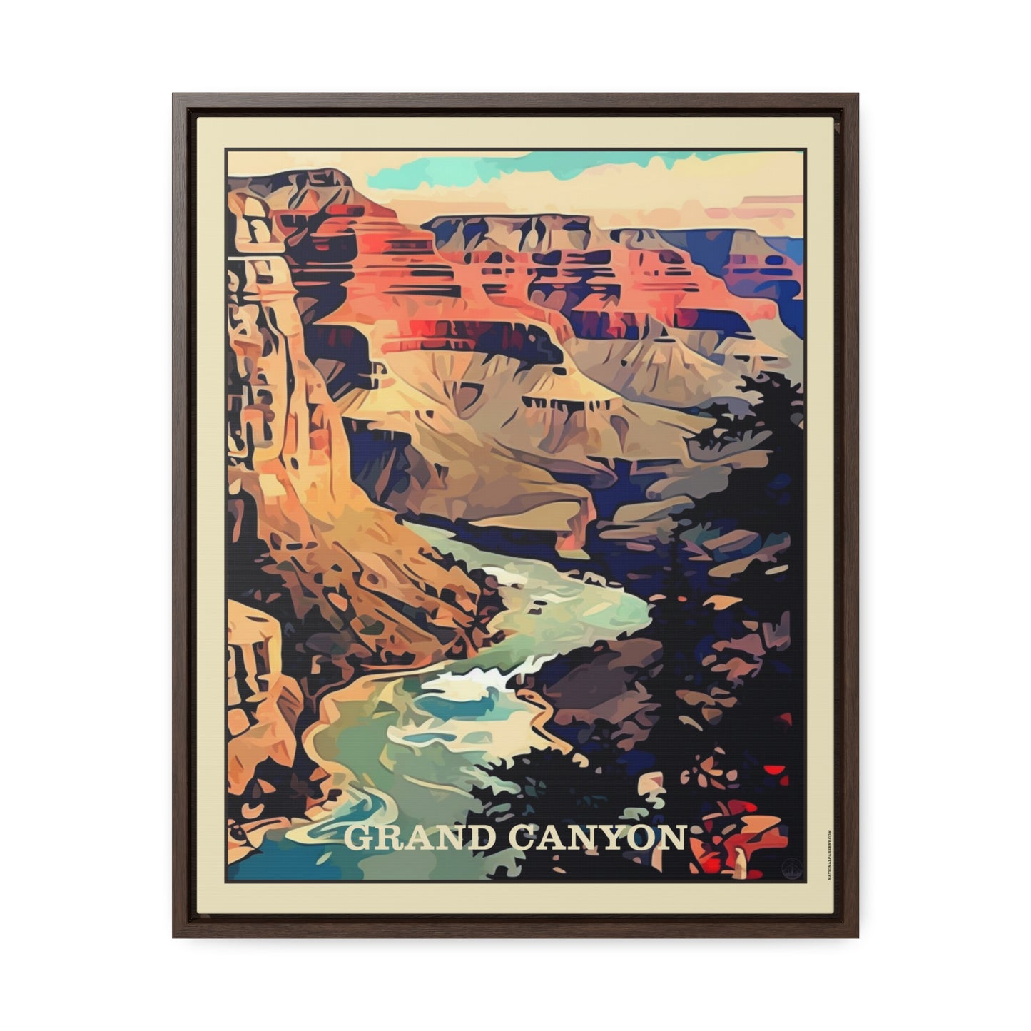 Grand Canyon I Framed Gallery Canvas Wrap