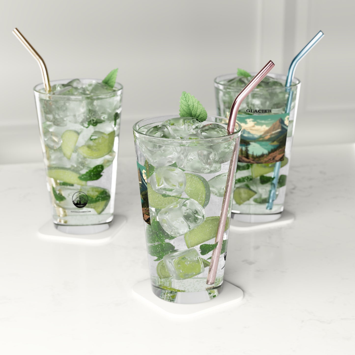 Glacier Pint Glass, 16oz