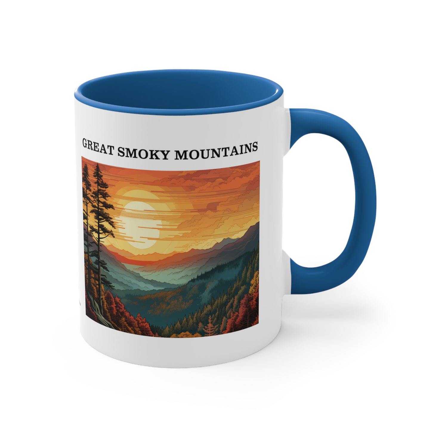 Great Smoky Mountains Accent Coffee Mug, 11oz