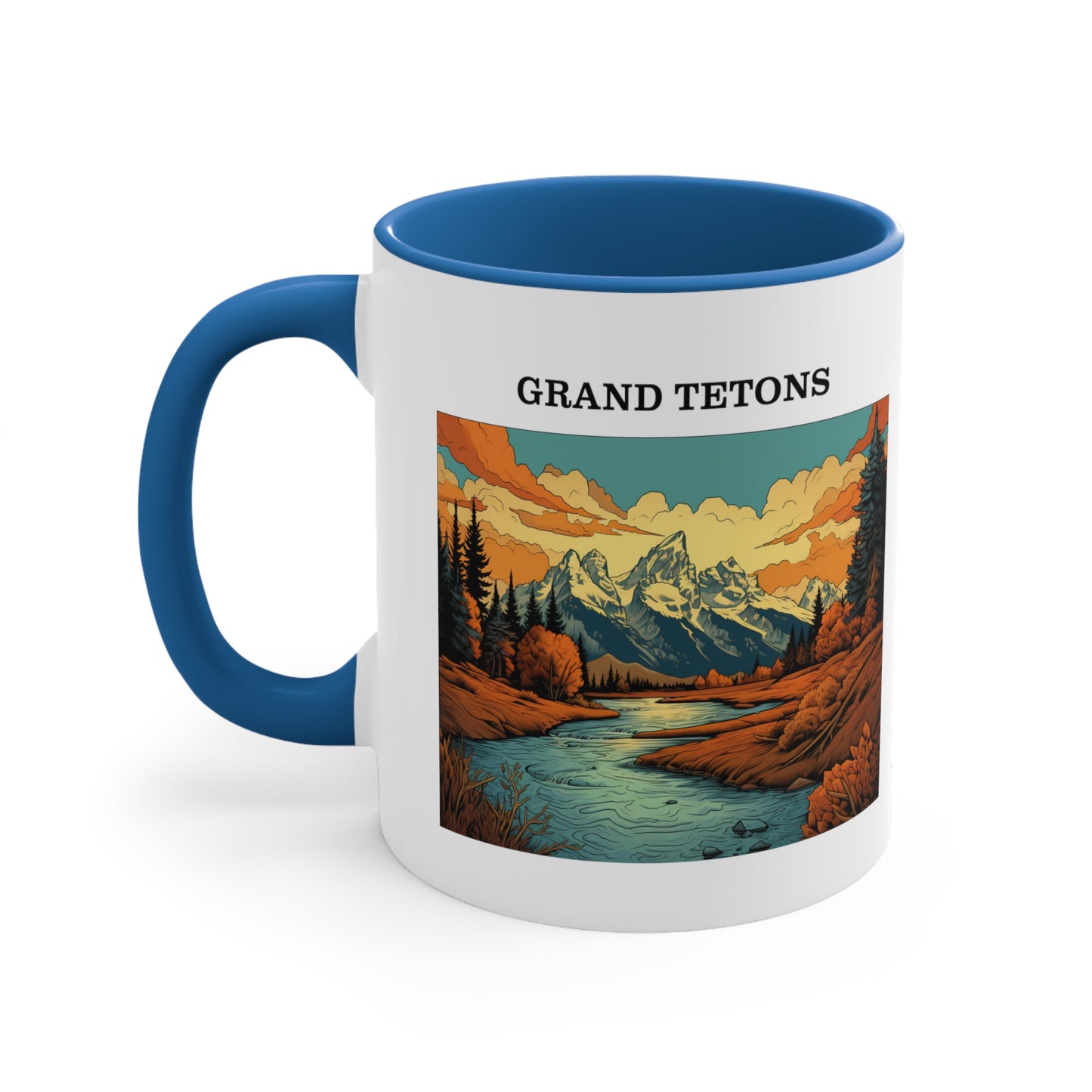 Grand Tetons Accent Coffee Mug, 11oz