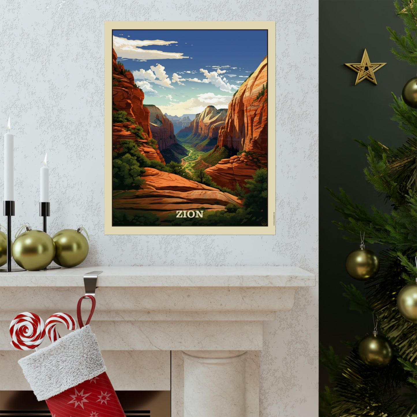 Zion Matte Vertical Poster