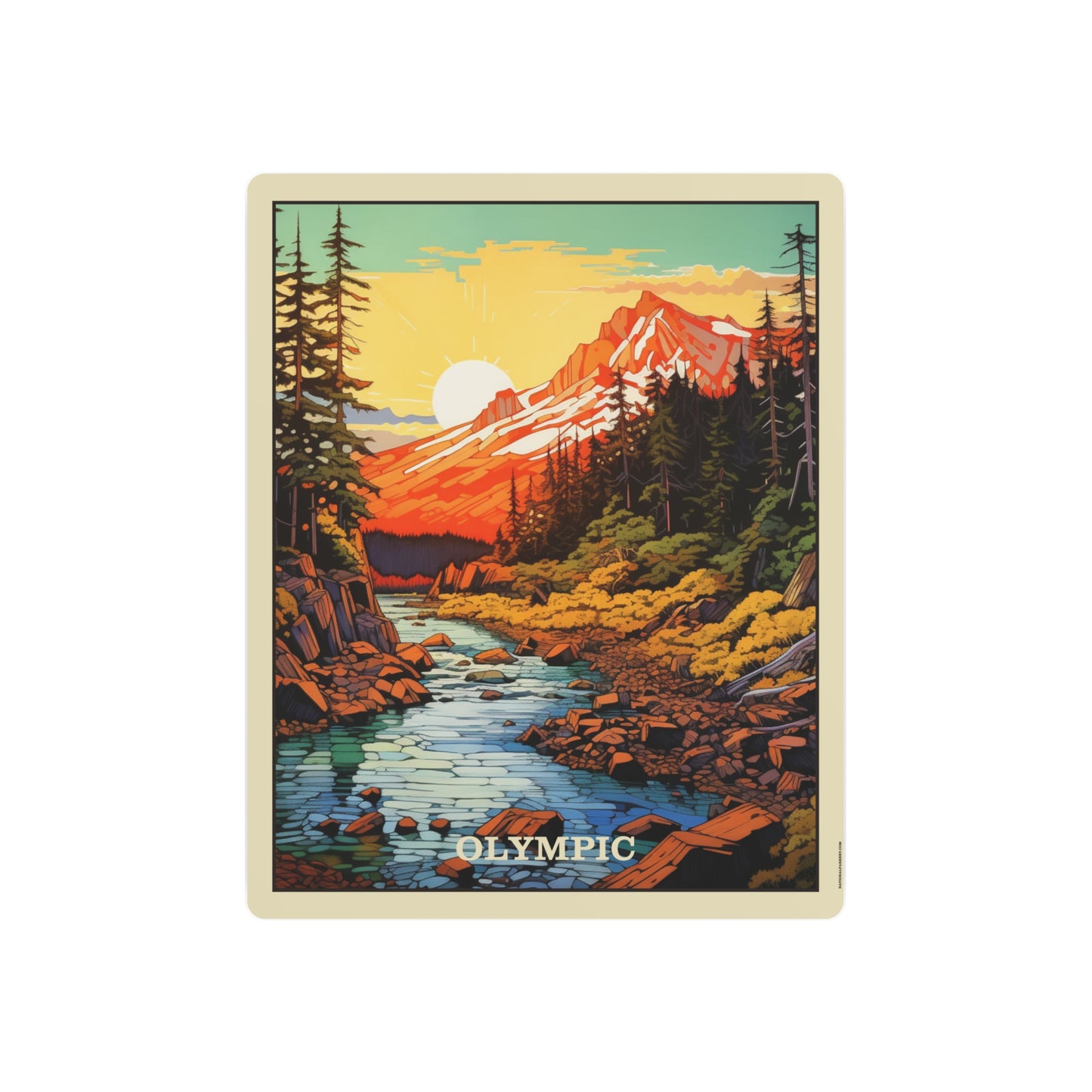 Olympic Metal Art Sign