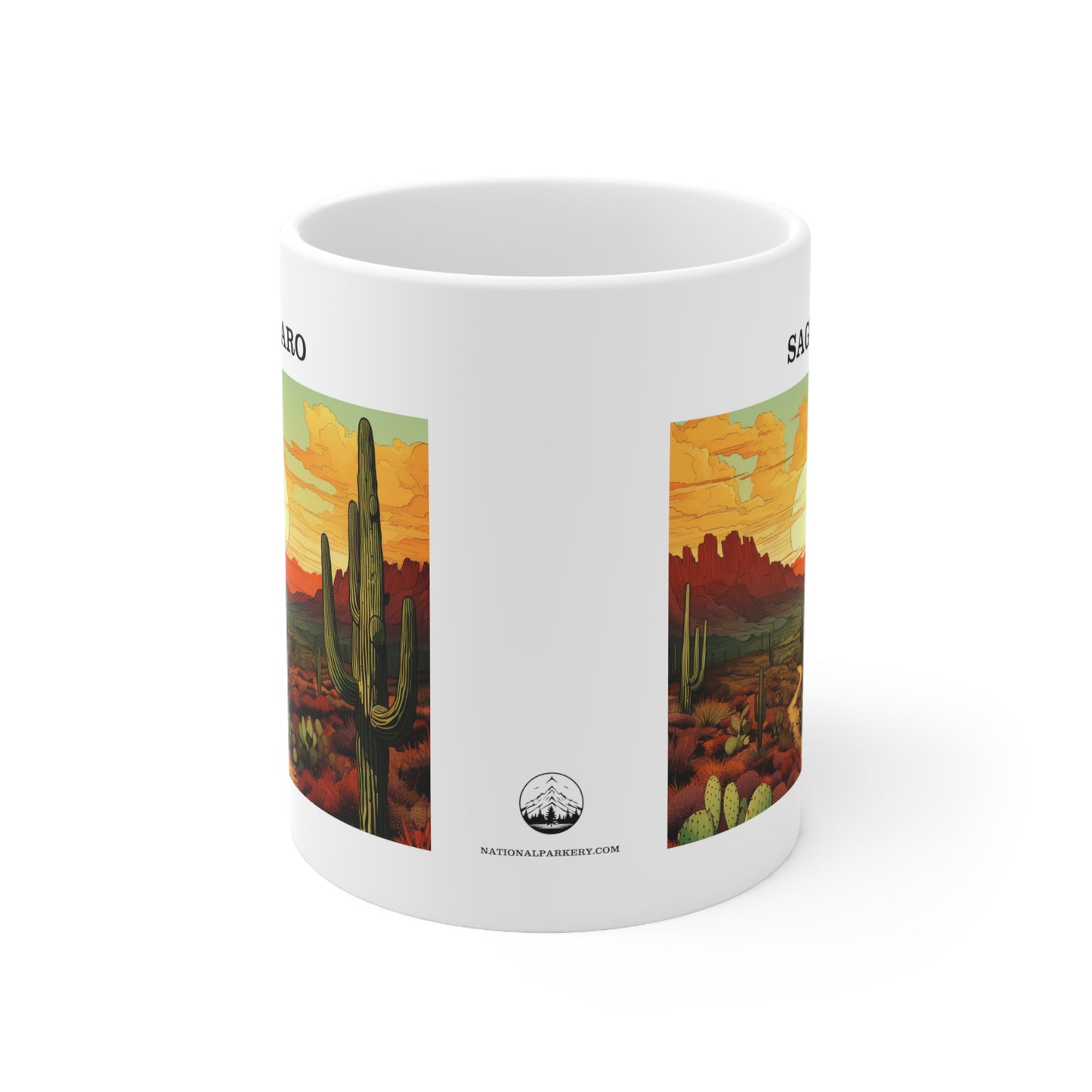 Saguaro Ceramic Mug 11oz