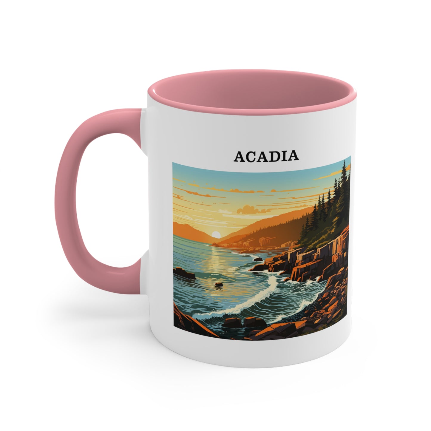 Acadia Accent Coffee Mug, 11oz
