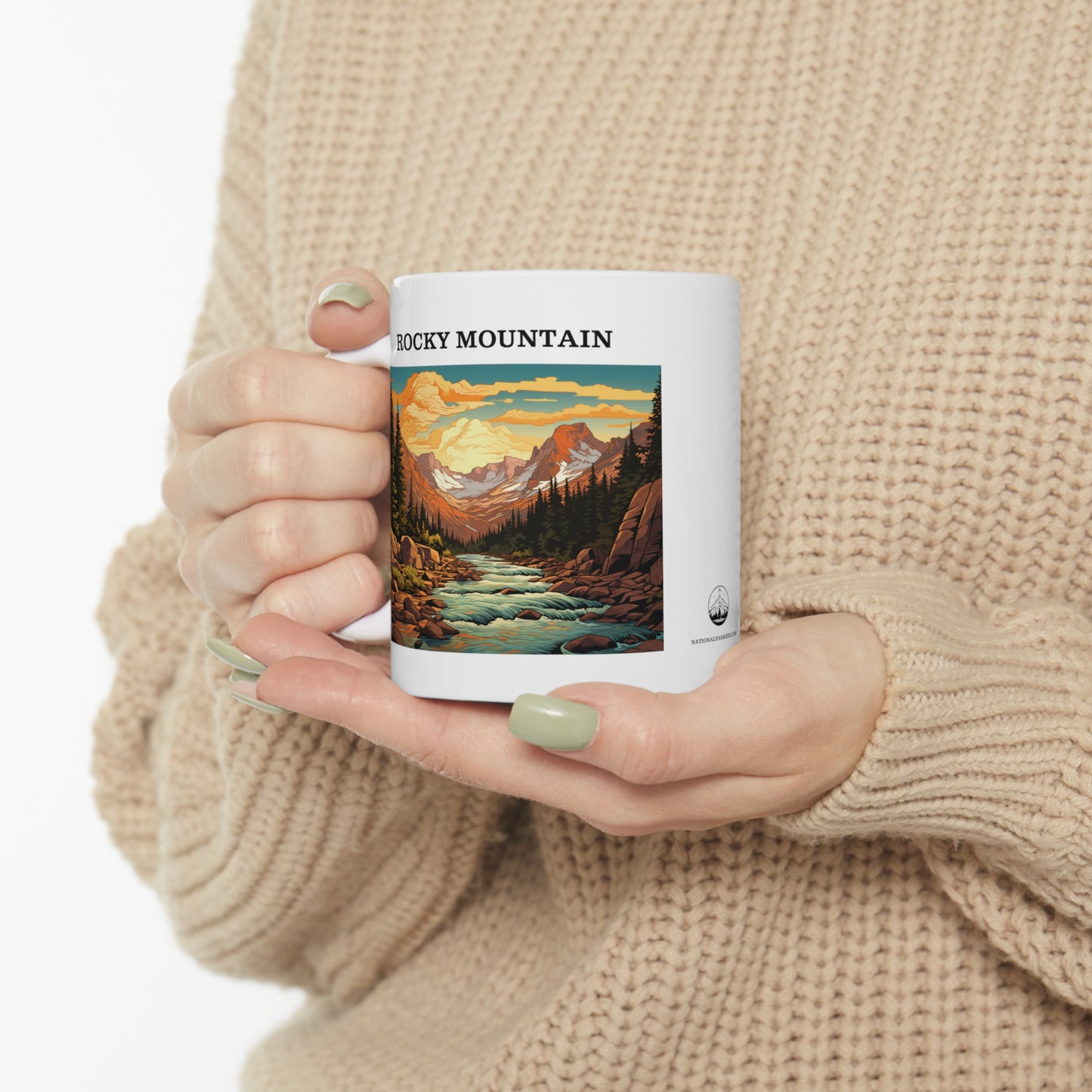 Rocky Mountain Ceramic Mug 11oz