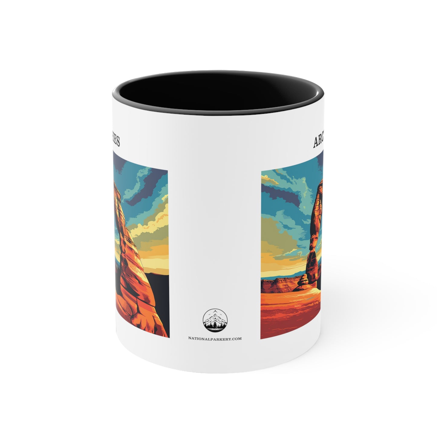 Arches Accent Coffee Mug, 11oz