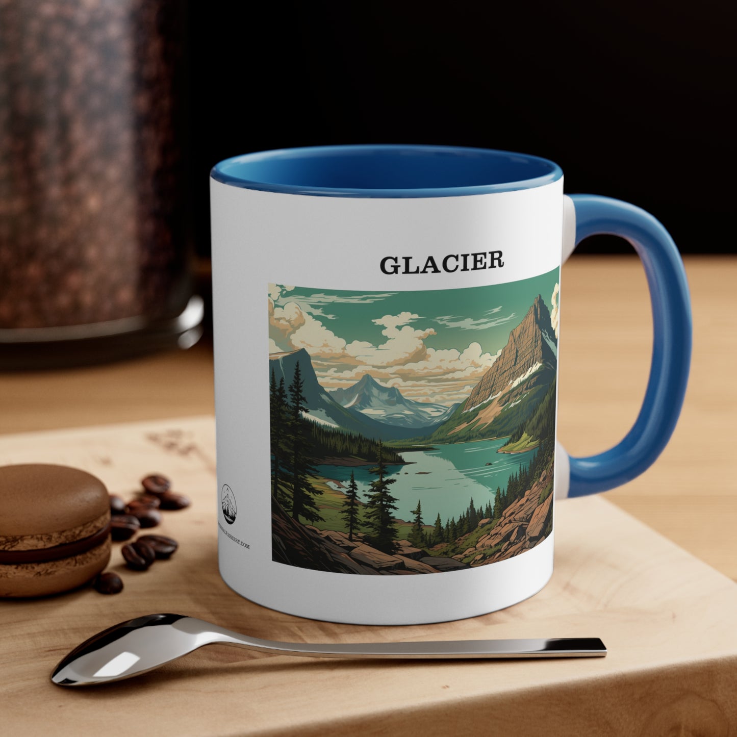 Glacier Accent Coffee Mug, 11oz